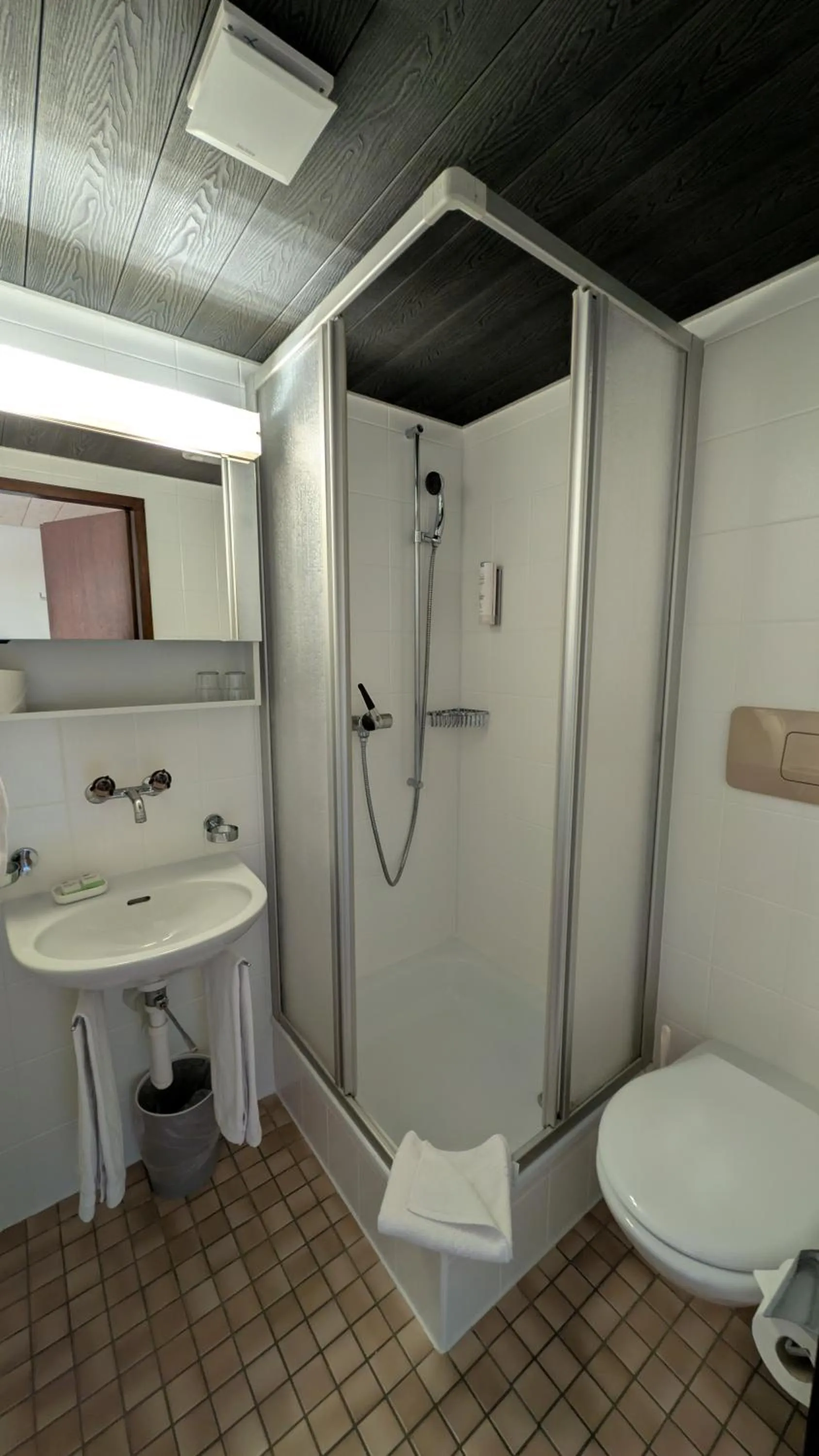 Bathroom in Hotel Harder Minerva