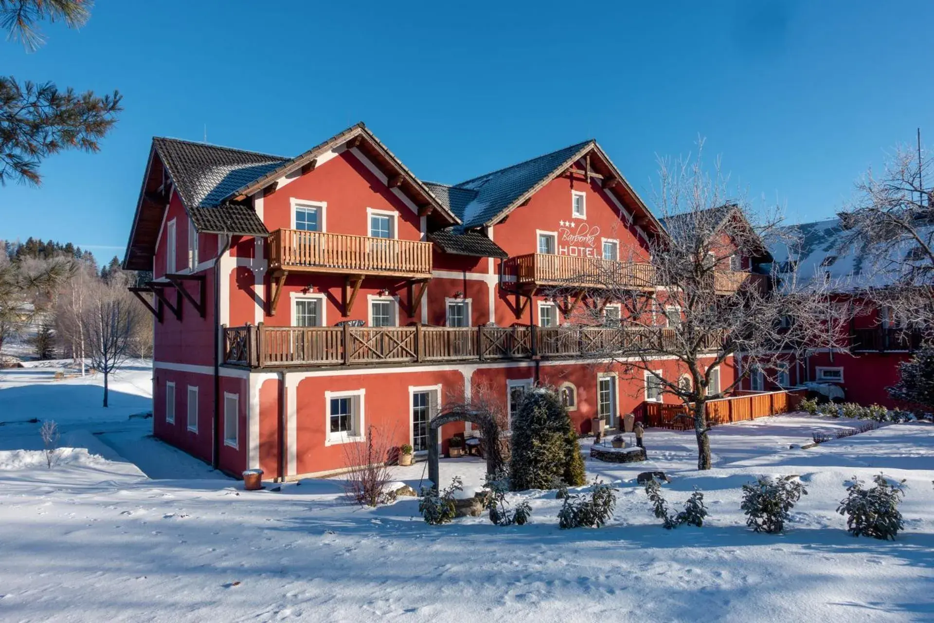 Family Room with Balcony in Hotel Barborka Family Room with Balcony in Hotel Barborka