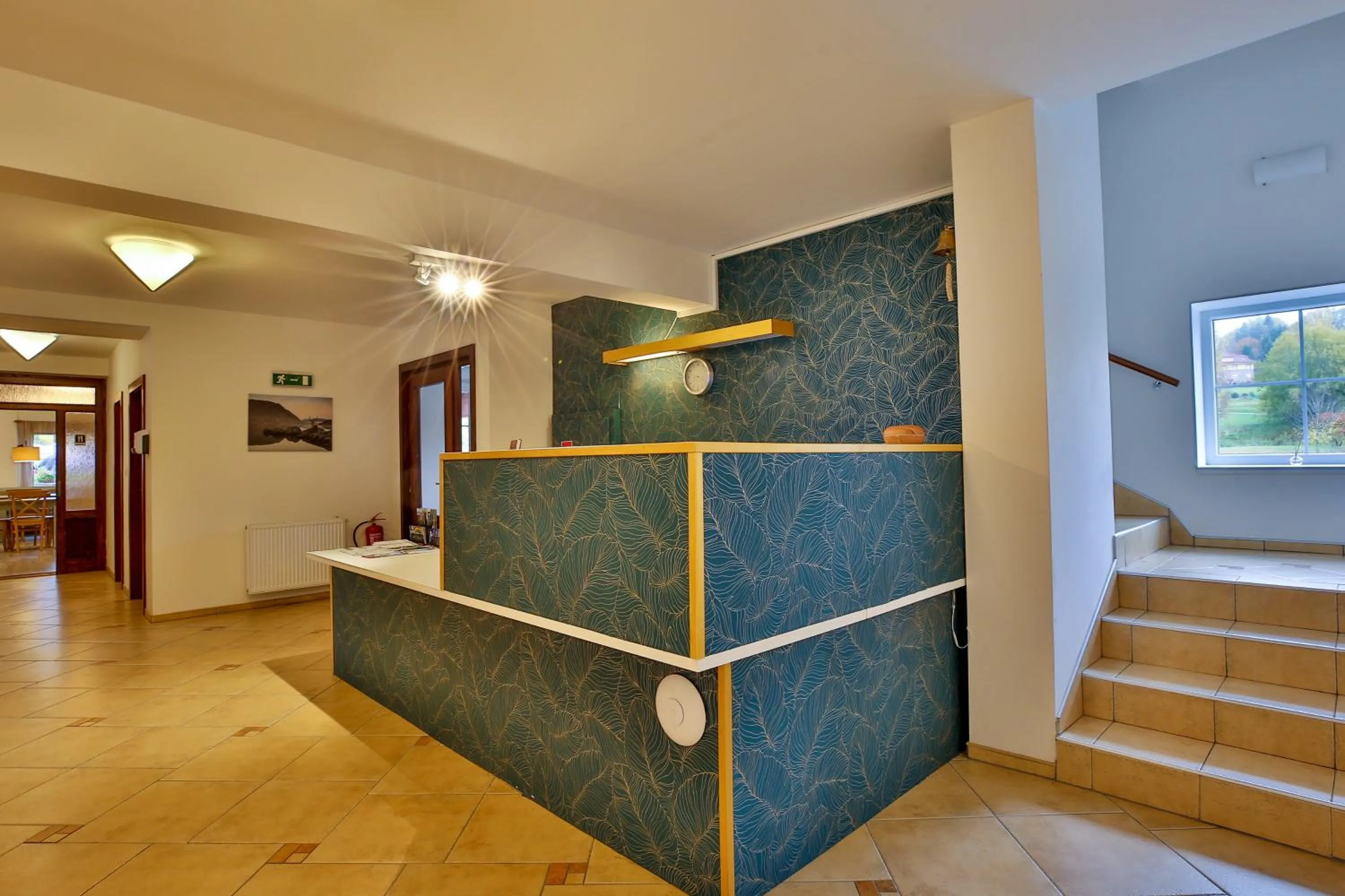 Lobby or reception in Hotel Barborka