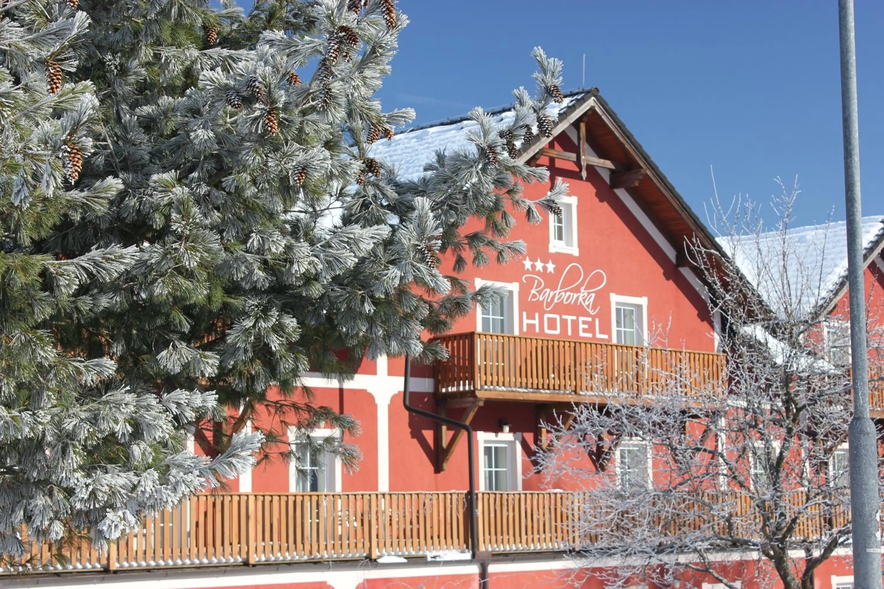 Property building in Hotel Barborka