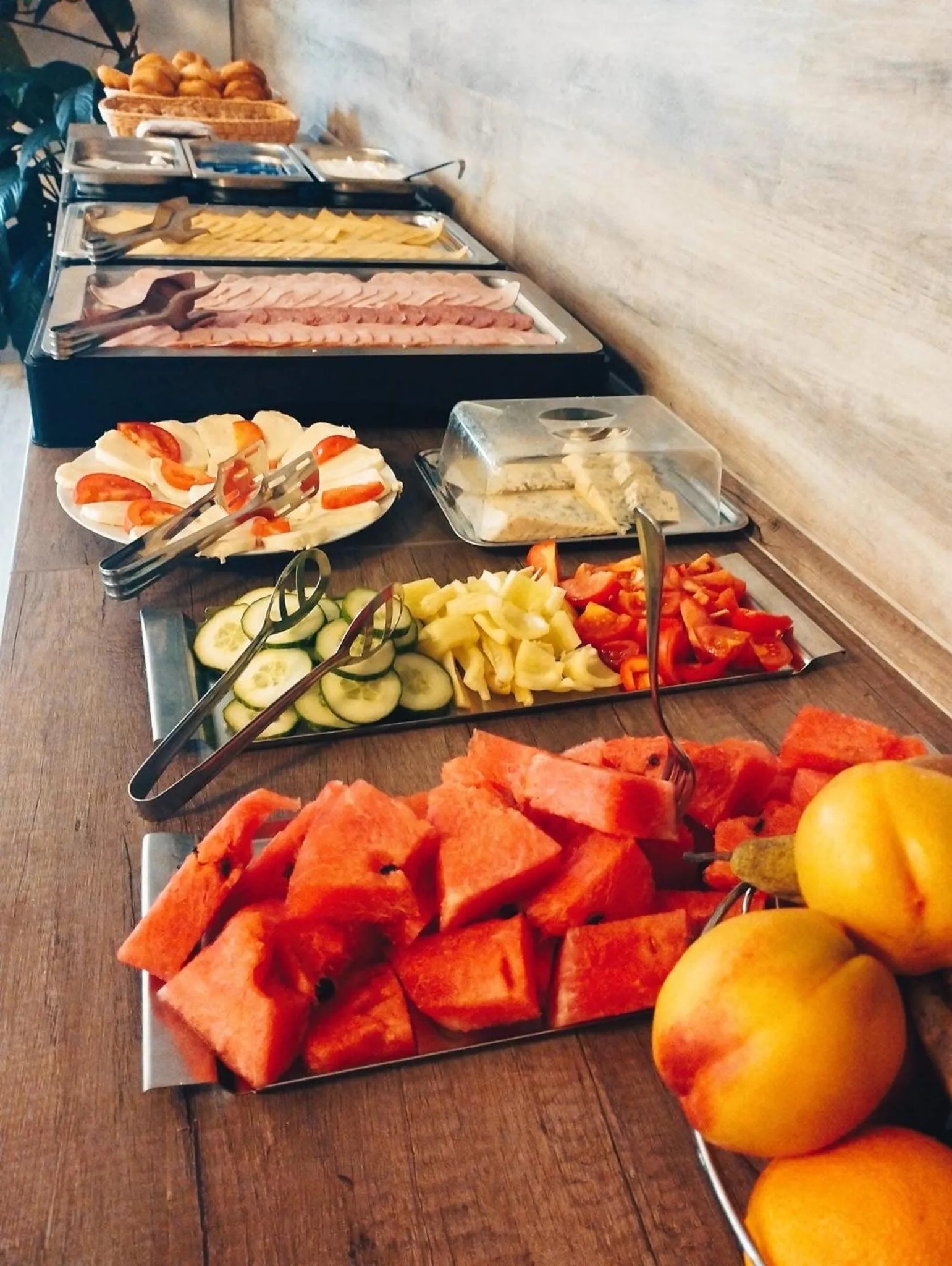 Buffet breakfast in Hotel Barborka