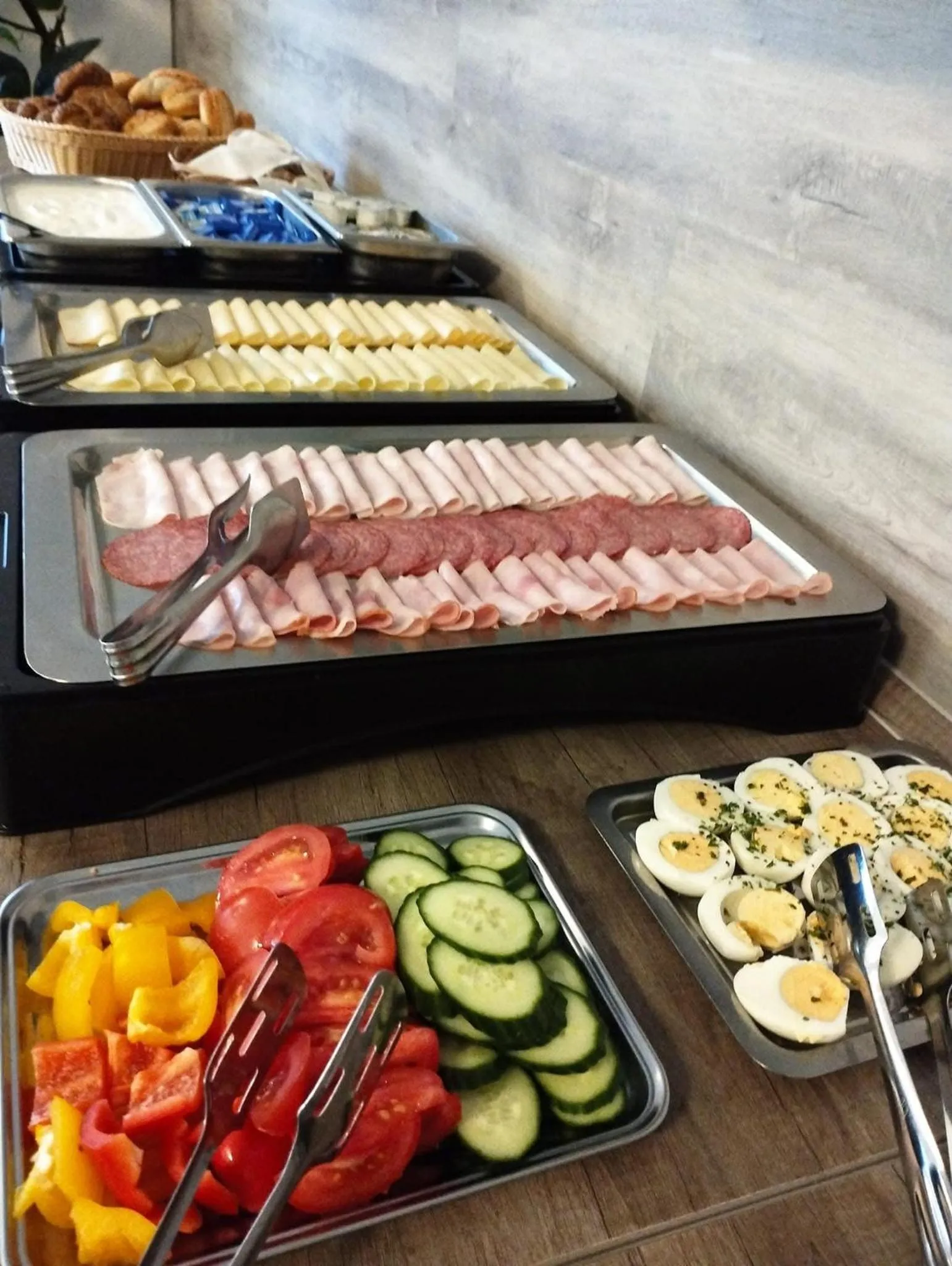 Buffet breakfast in Hotel Barborka