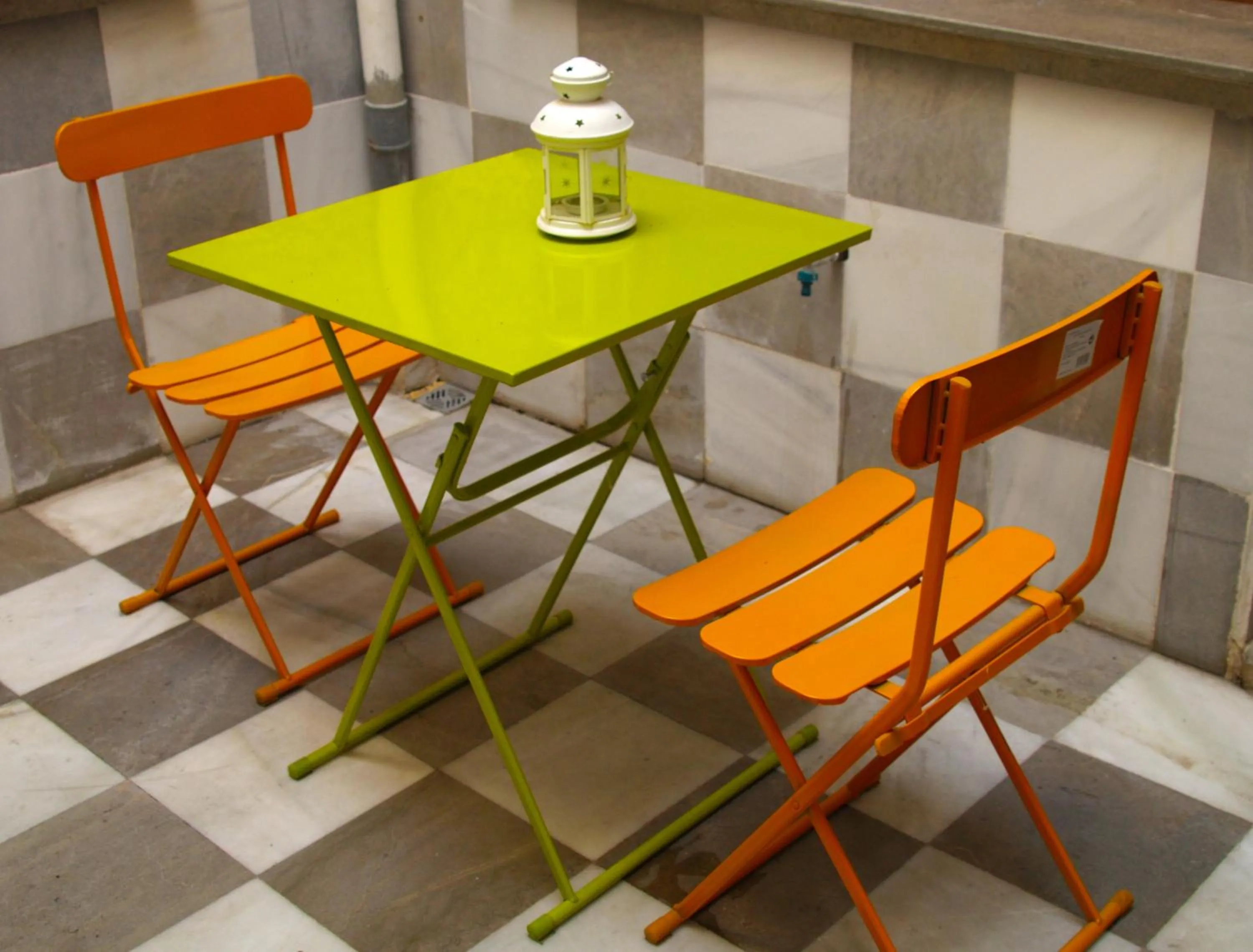 Patio in Granada Old Town Hostel