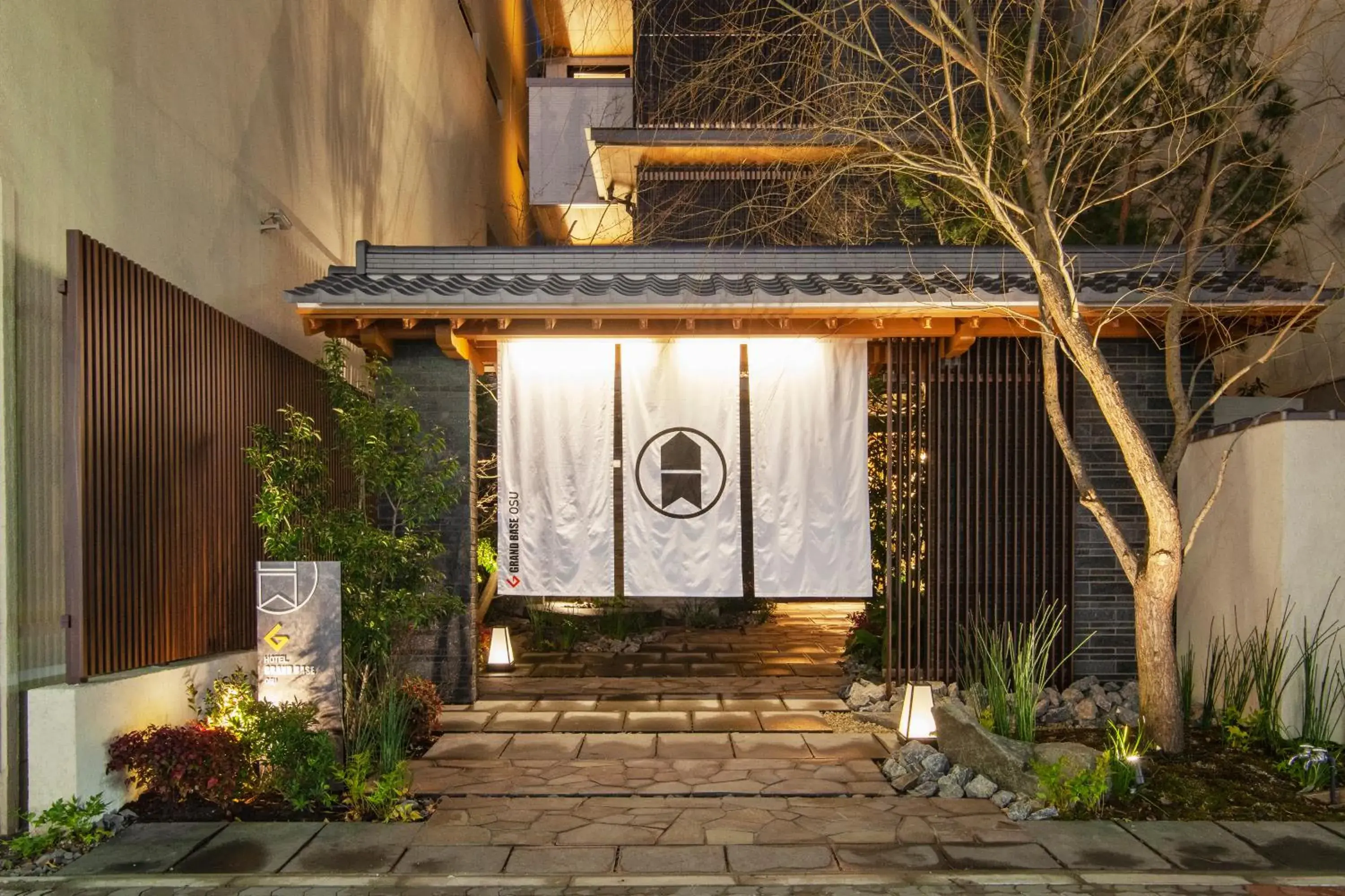 Facade/entrance in GRAND BASE Osu Facade/entrance in GRAND BASE Osu