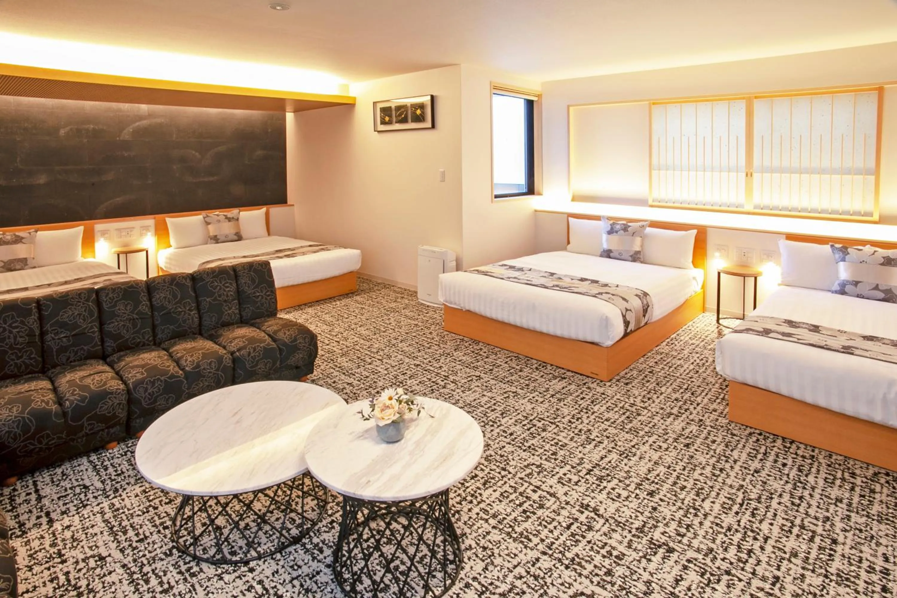 Living room, Bed in GRAND BASE Osu