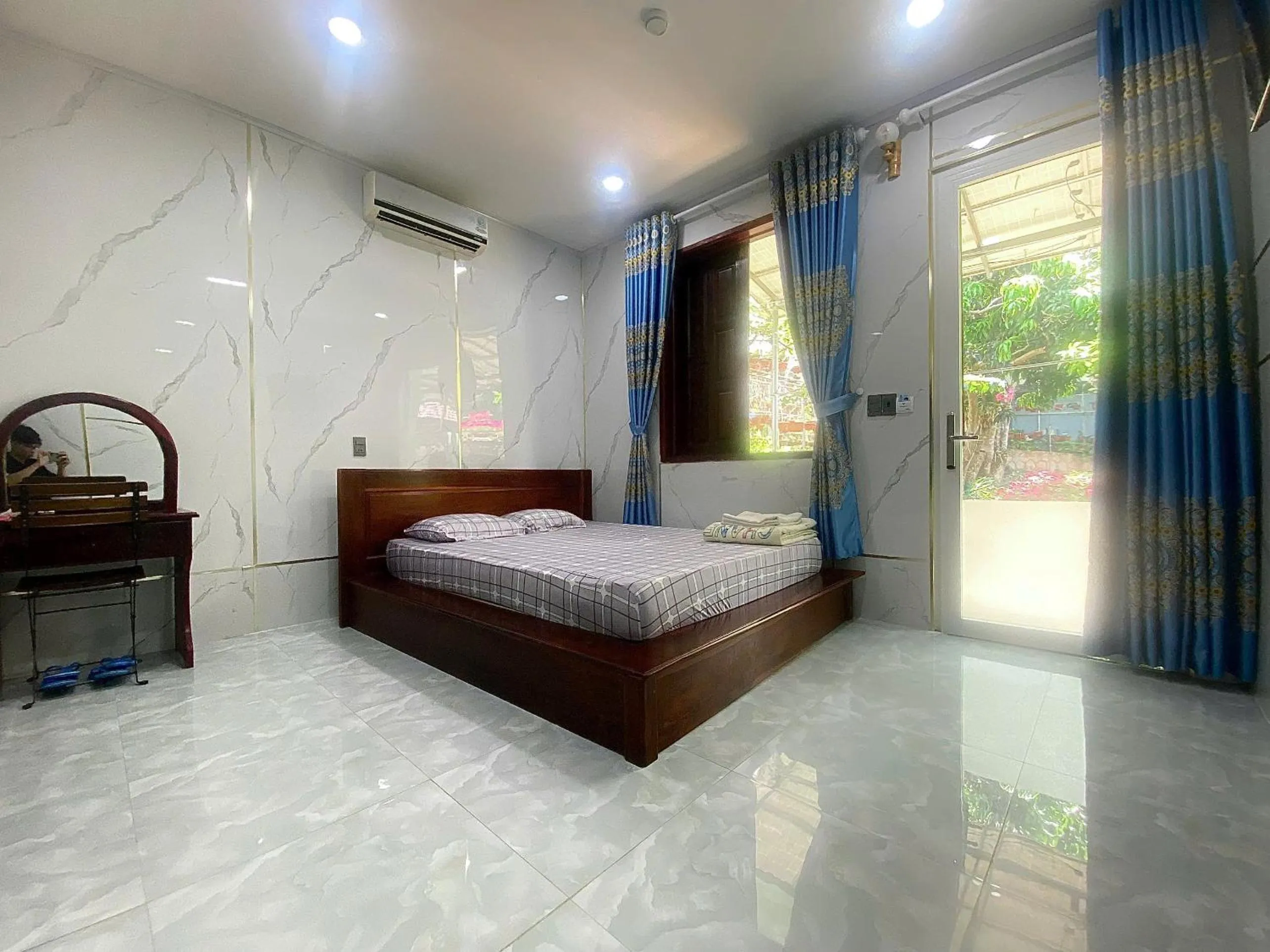 Bed in Nhà Nghỉ THẢO NGUYÊN XANH