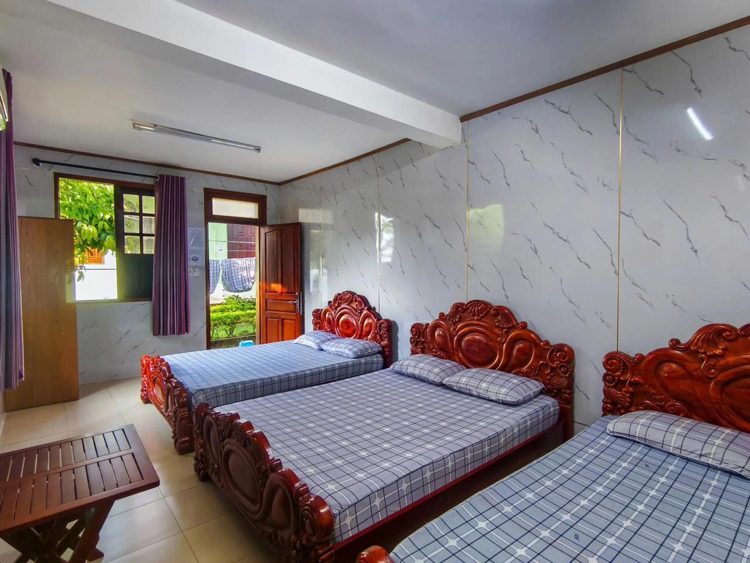 Bed in Nhà Nghỉ THẢO NGUYÊN XANH