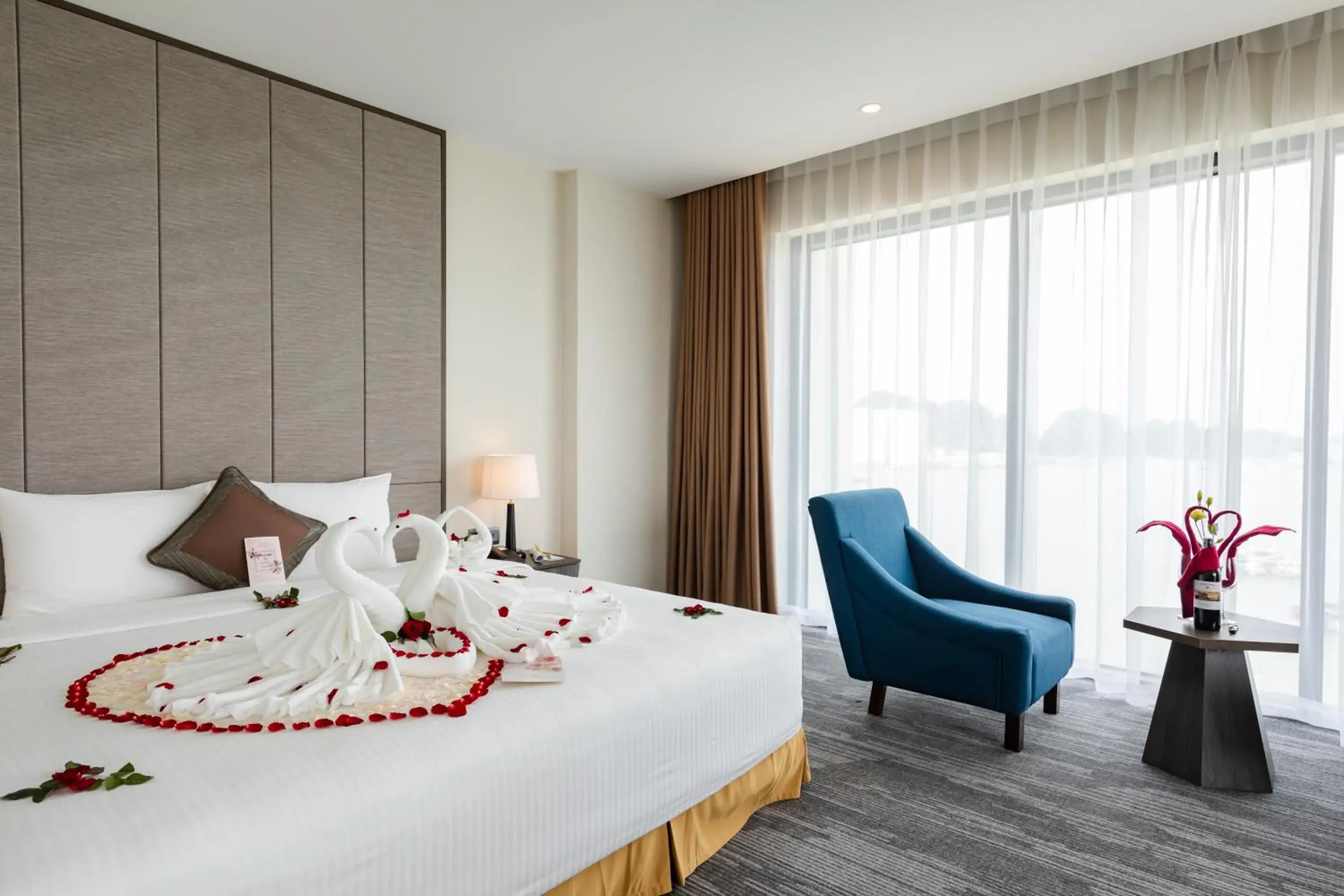 Bed in Muong Thanh Grand Bai Chay Bed in Muong Thanh Grand Bai Chay