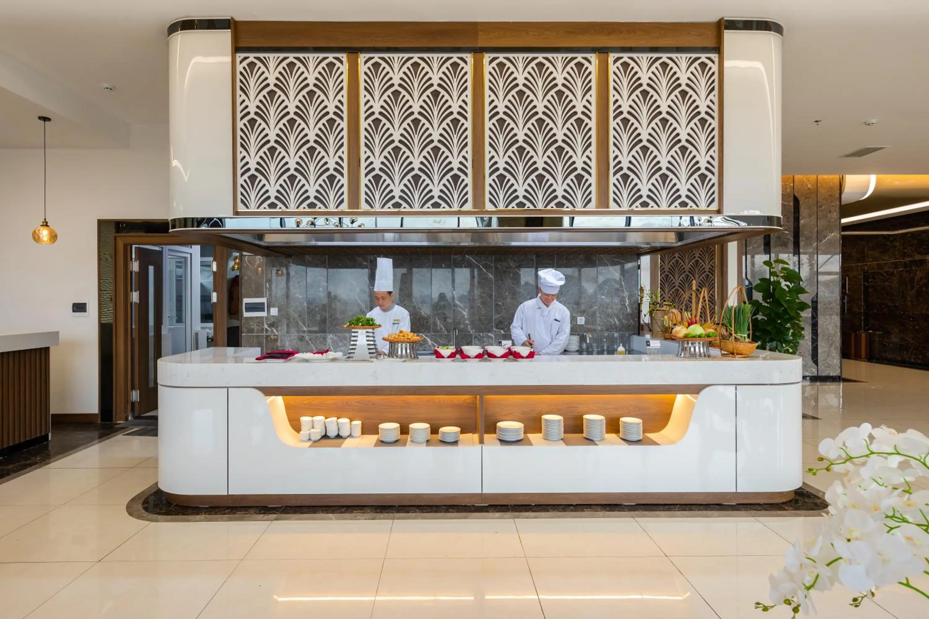 Breakfast in Muong Thanh Grand Bai Chay