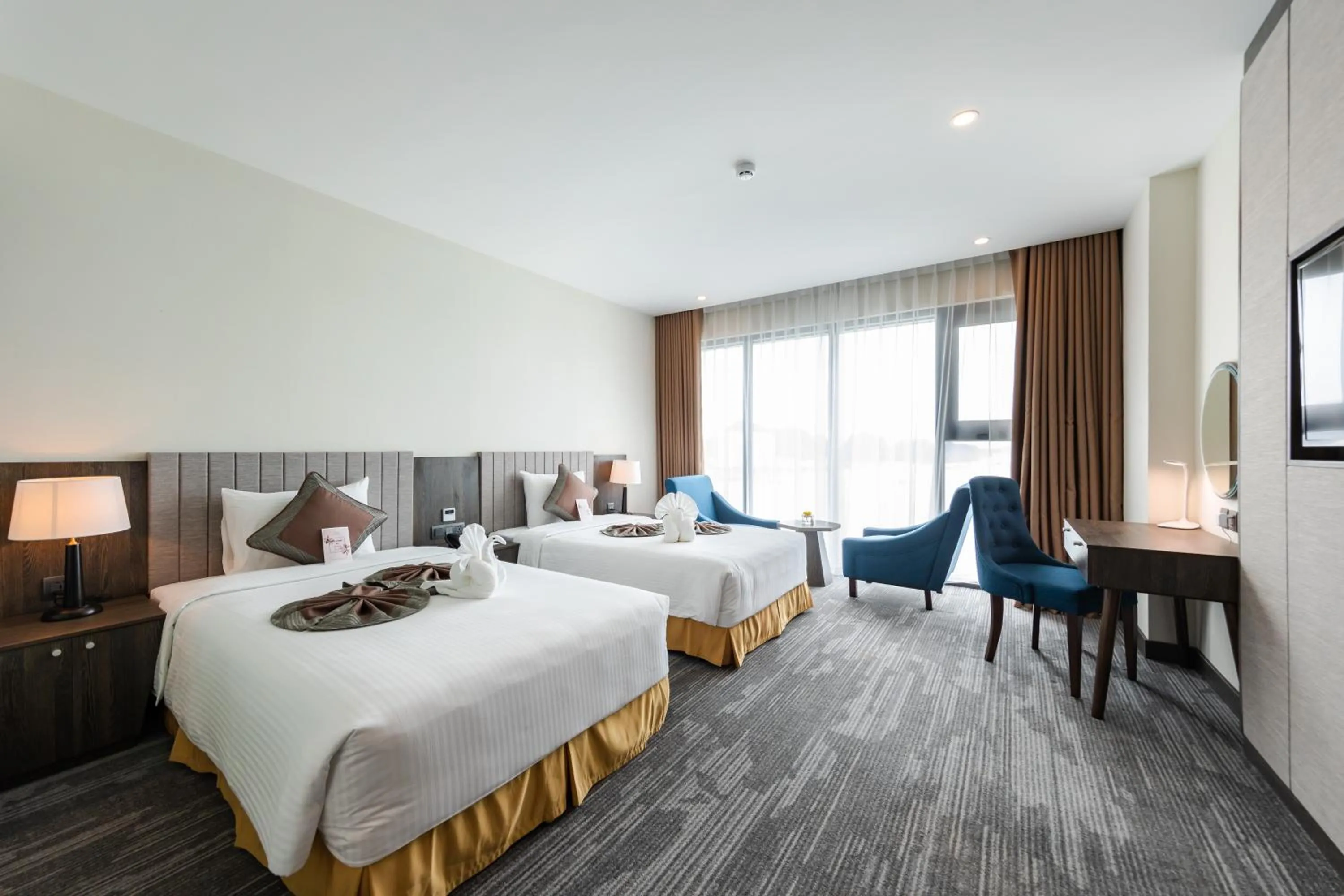 Bed in Muong Thanh Grand Bai Chay