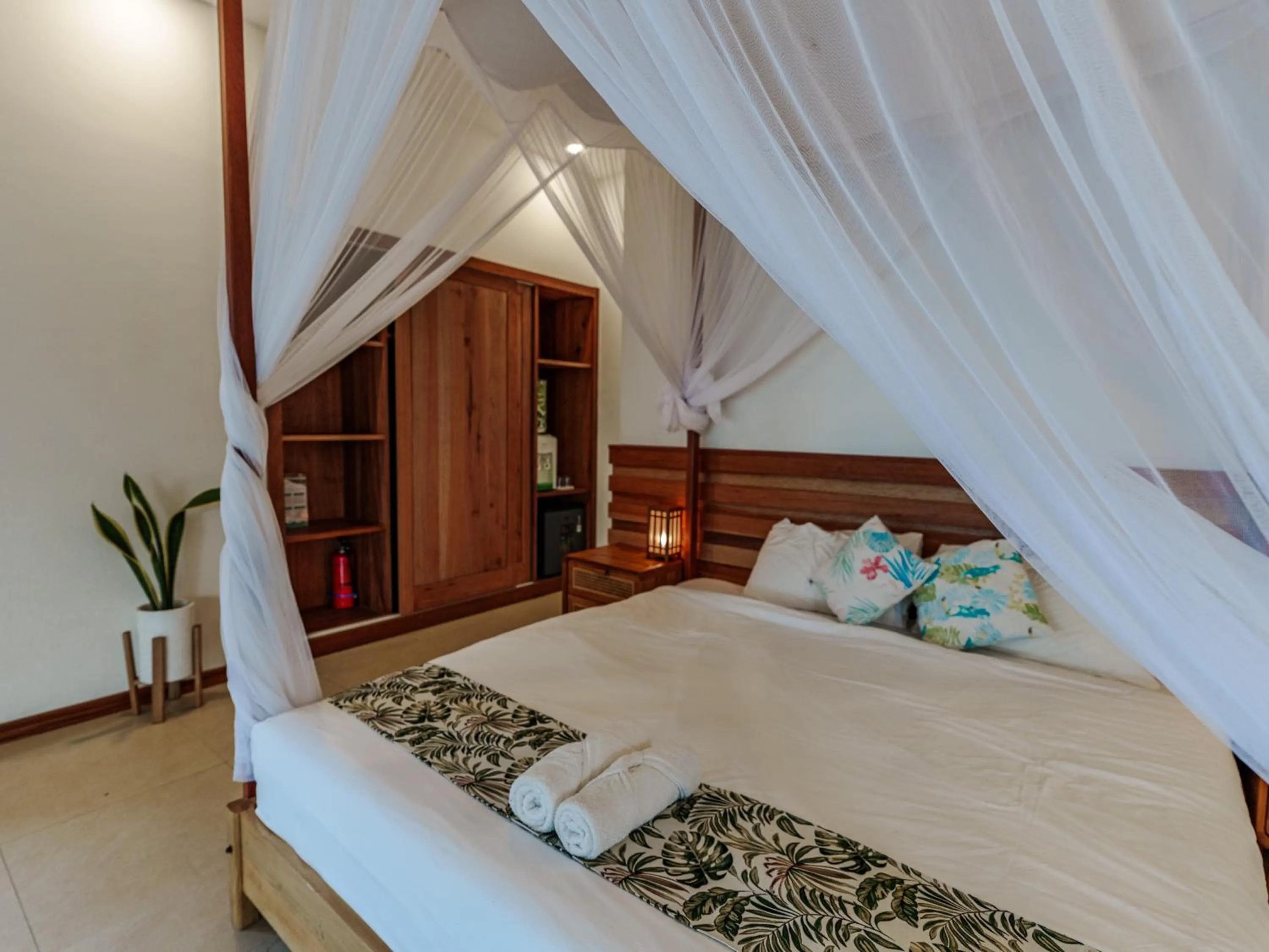 Bed in Reconnect - Private Island Resort & Dive Center Togean - Buka Buka Island