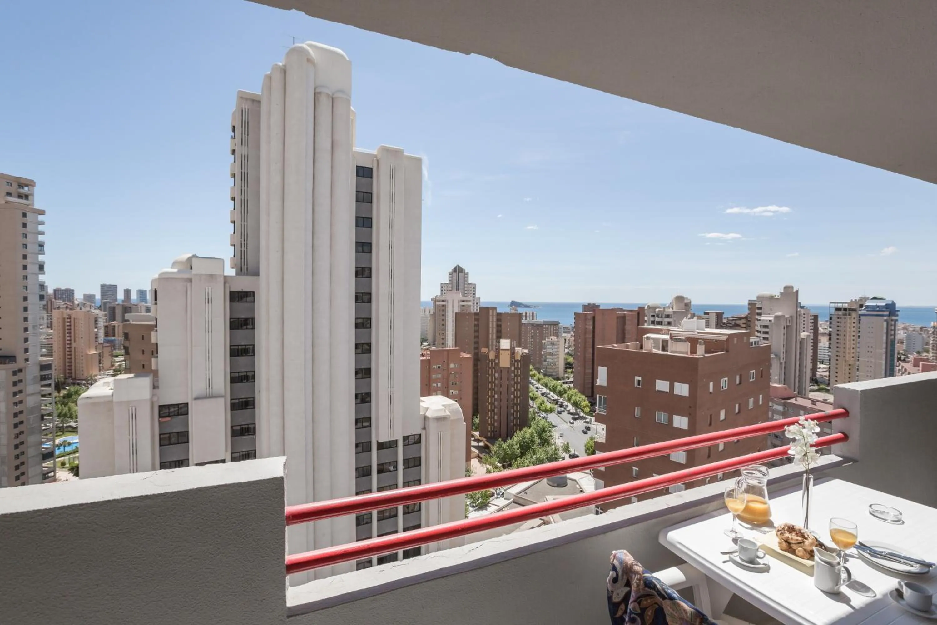 Balcony/Terrace in Pierre & Vacances Benidorm Levante - Adults Recommended
