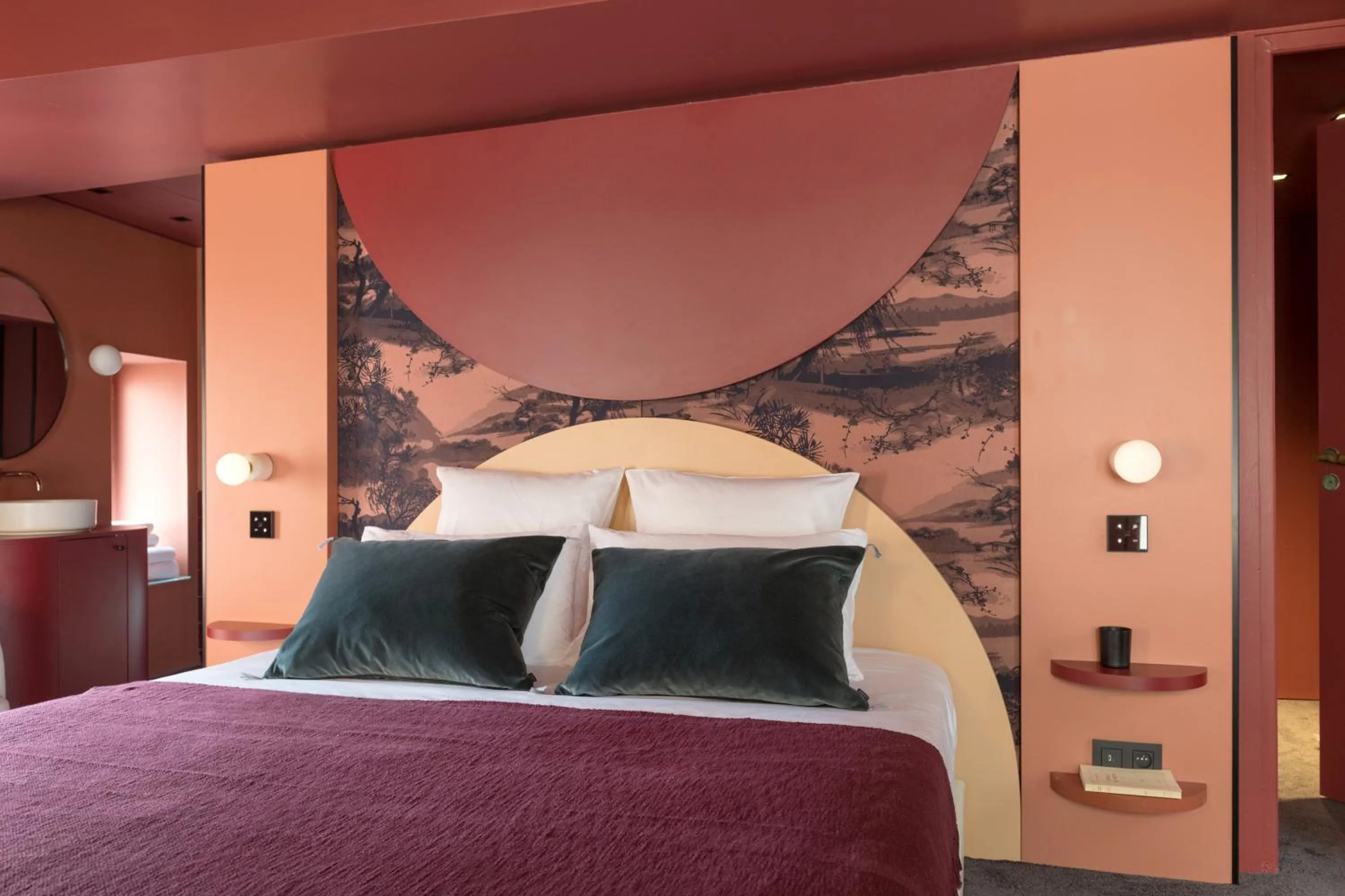 Bed in MiHotel Tour Rose
