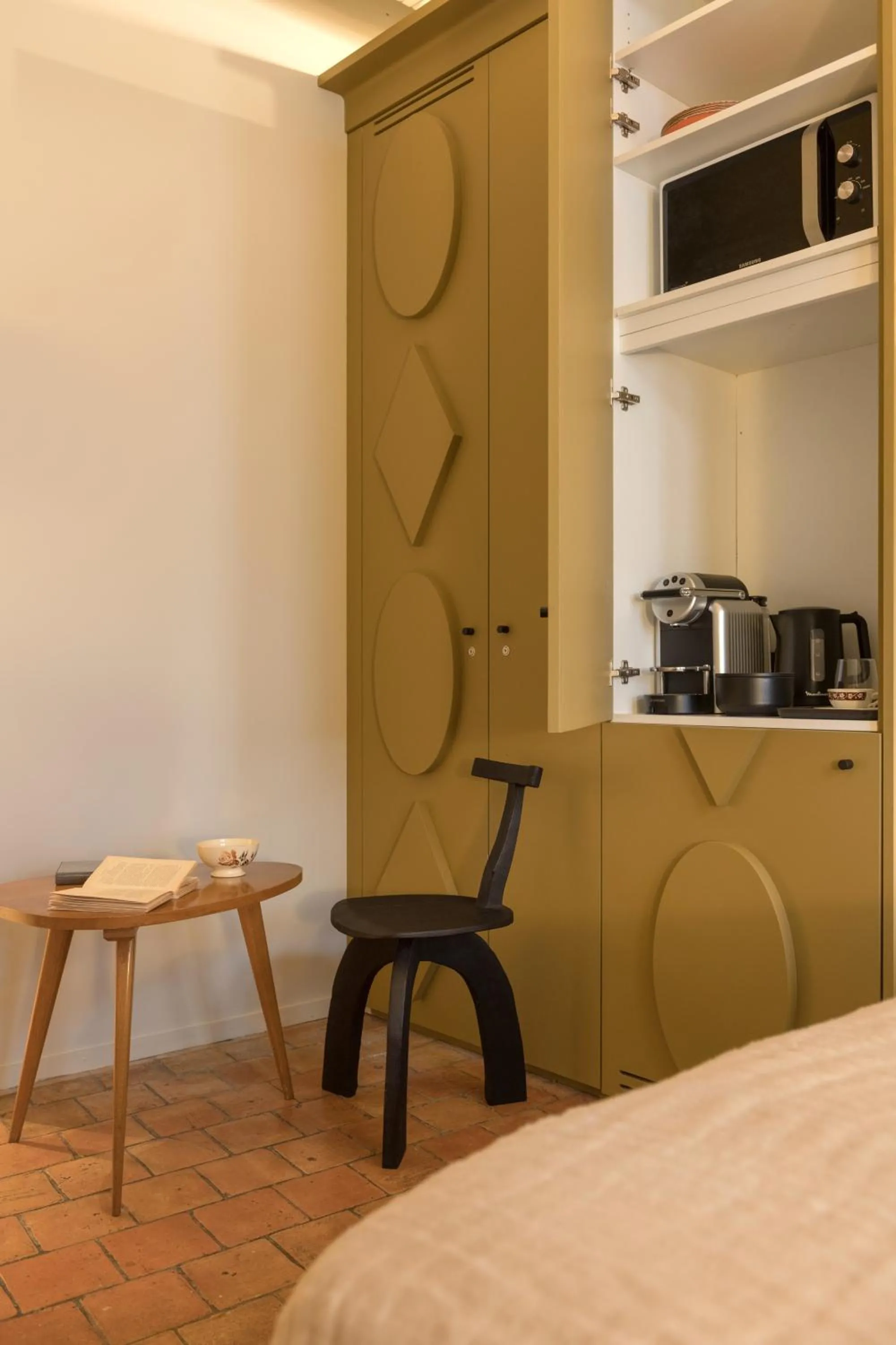 Coffee/tea facilities, Bed in MiHotel Tour Rose