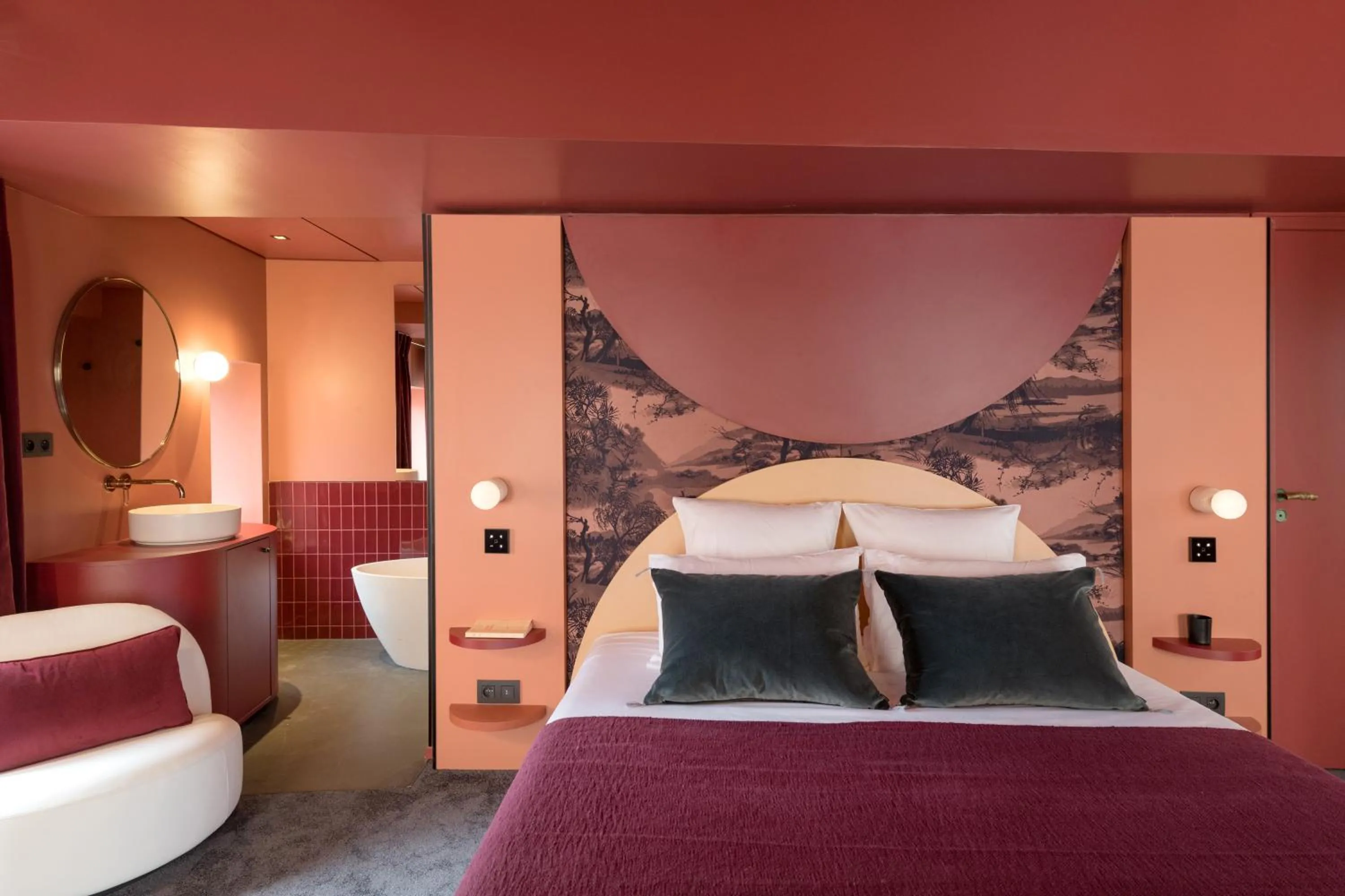 Bed in MiHotel Tour Rose