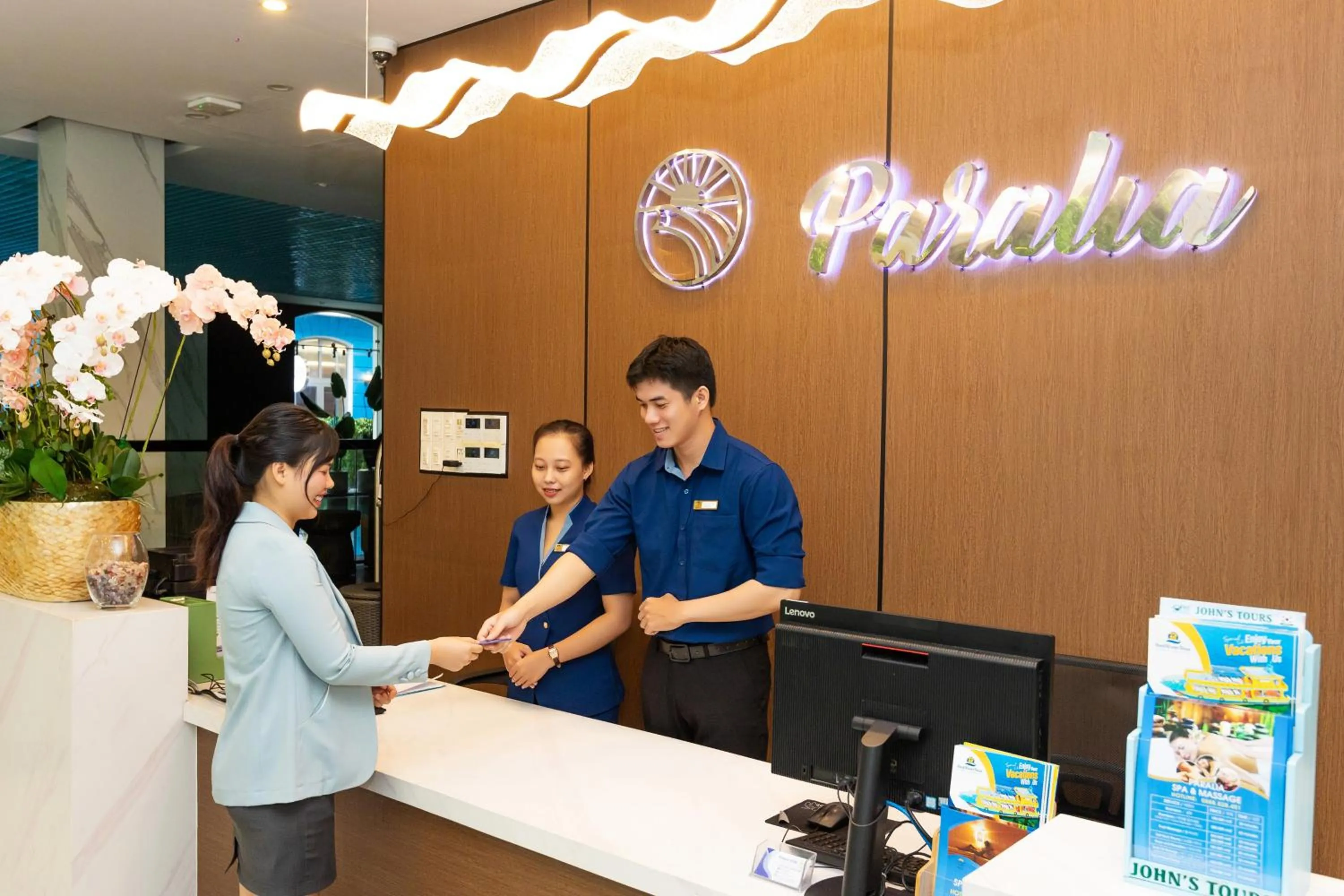 Lobby or reception in Paralia Khem Beach Phu Quoc Hotel