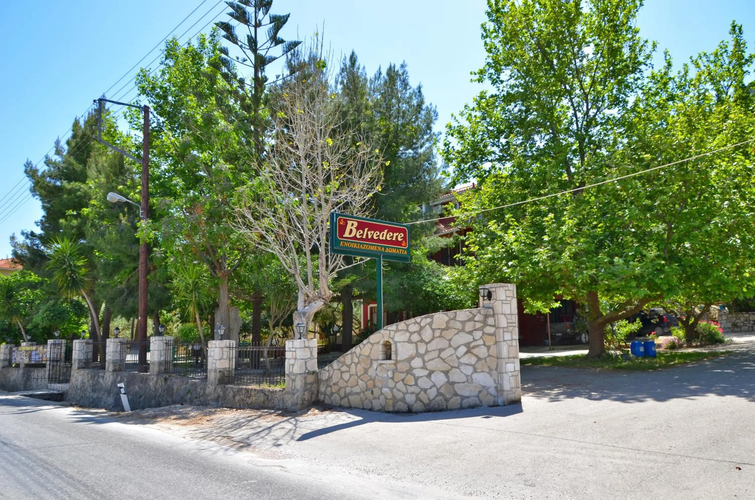 Facade/entrance in Belvedere Zakynthos Studios