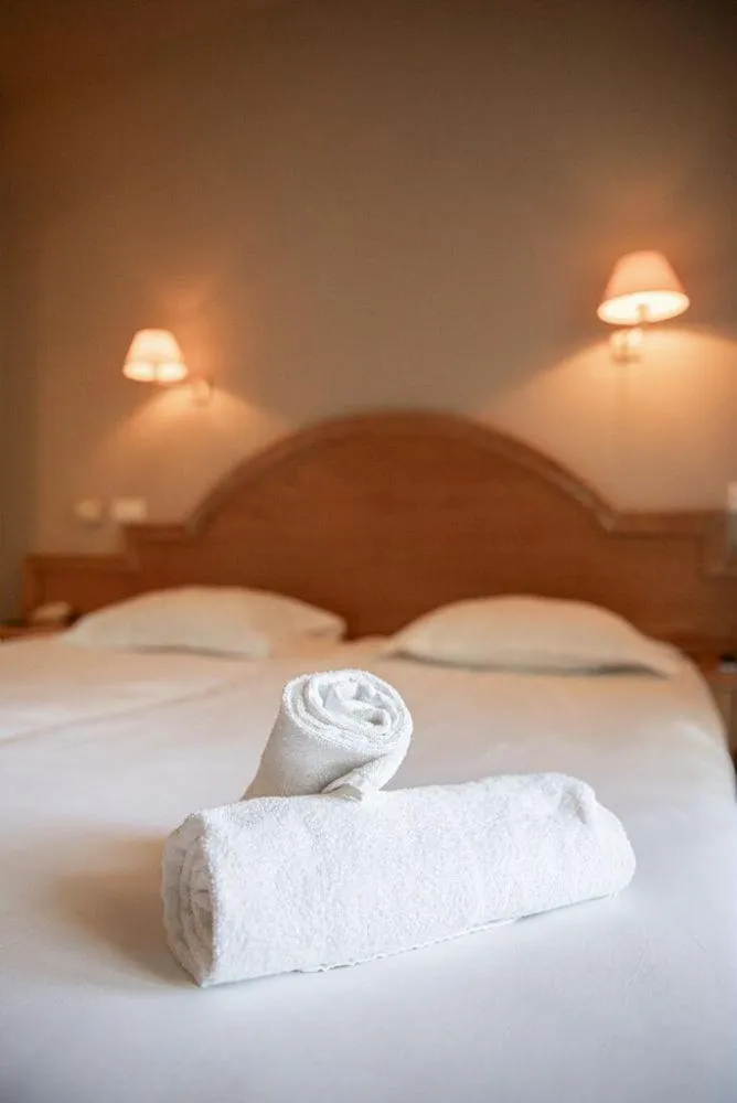 Bed in Vacances Bleues Hôtel Castel Luberon