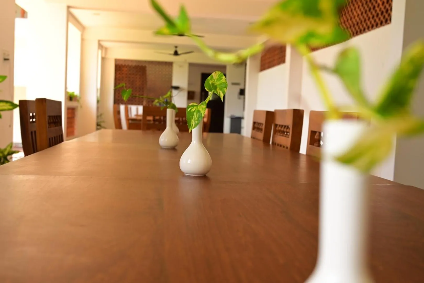 Dining area in Aadisaktthi Leisure Resort, Kovalam