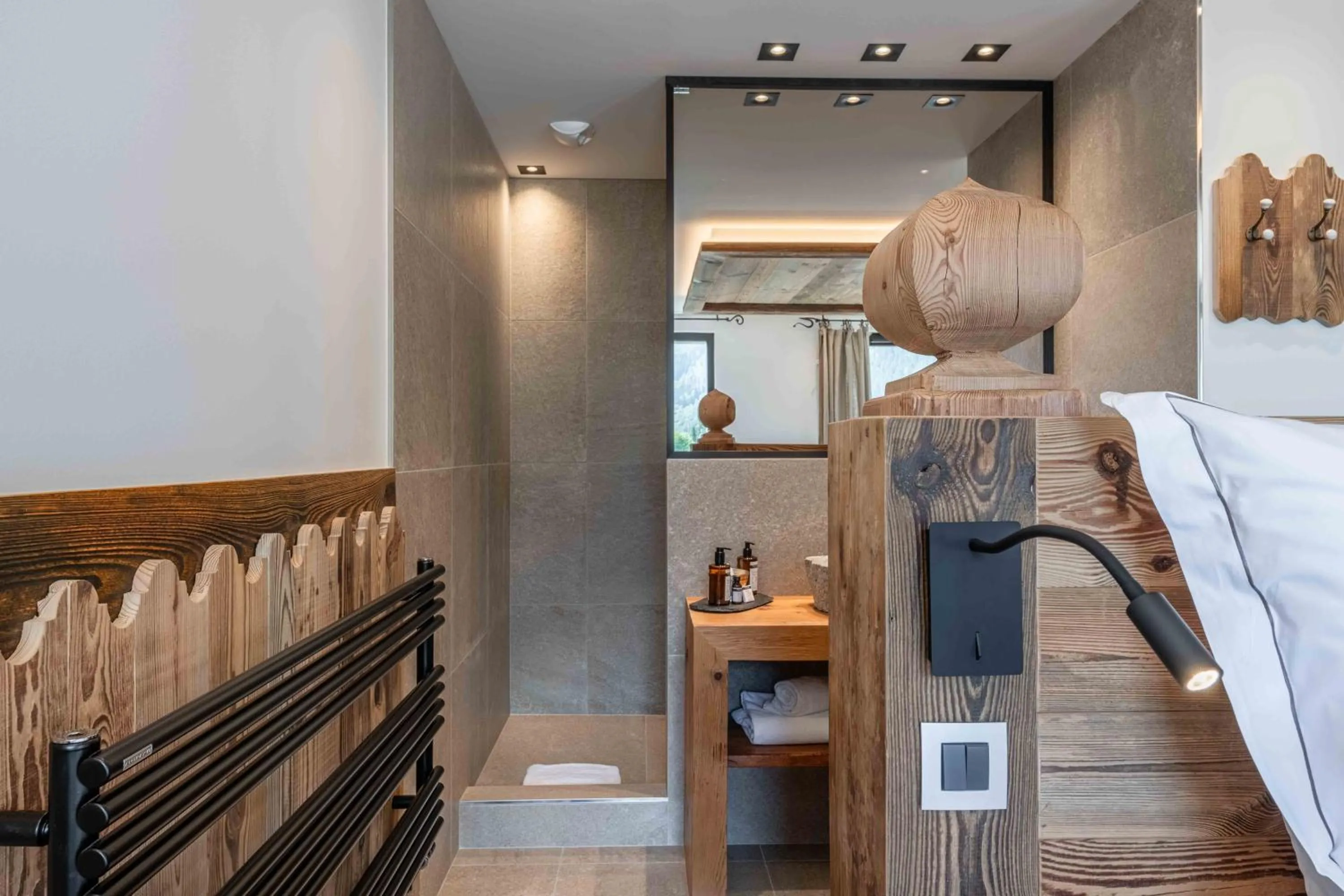 Bed in Chalet-Hôtel Hermitage