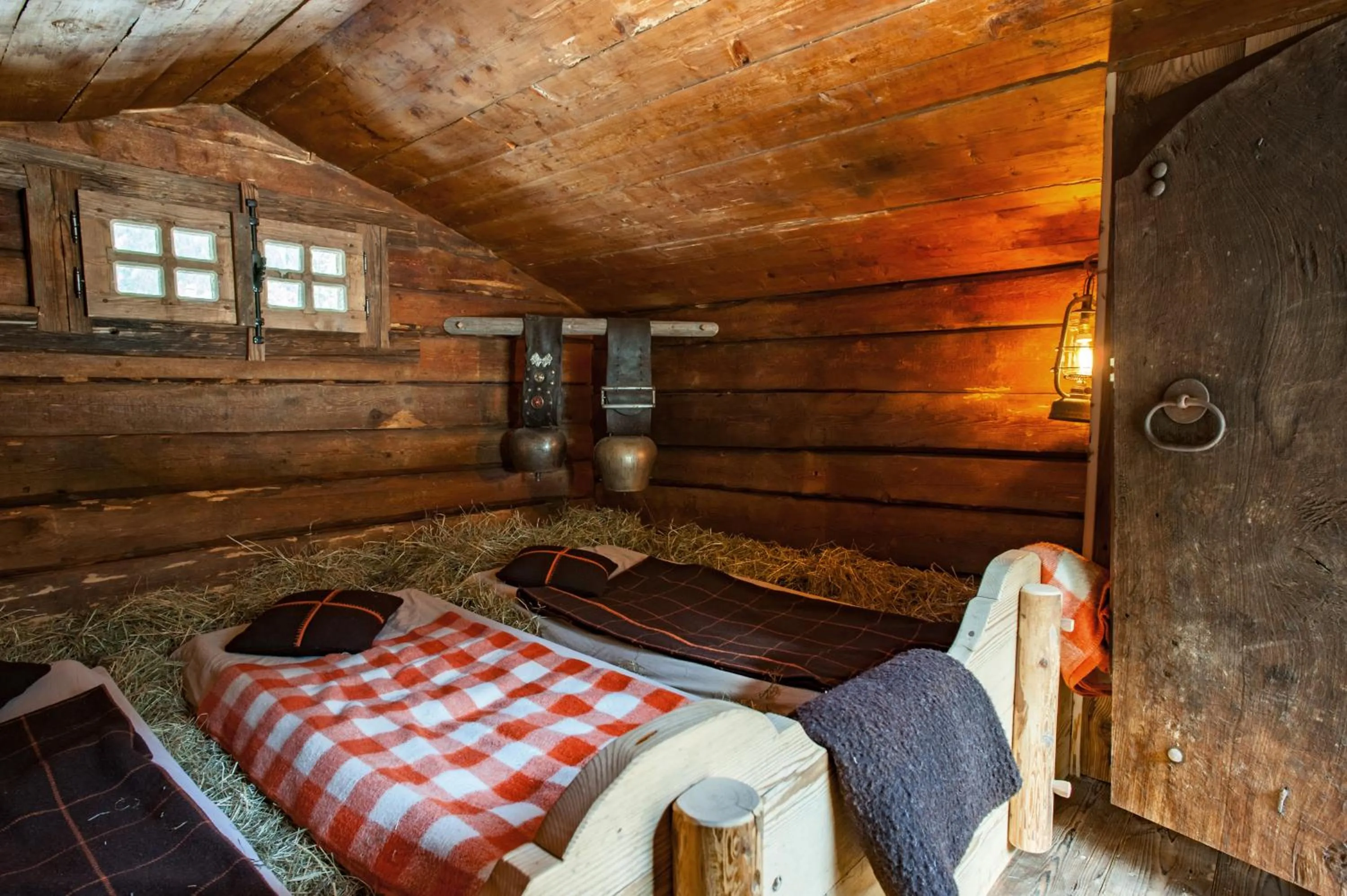 Bed in Chalet-Hôtel Hermitage