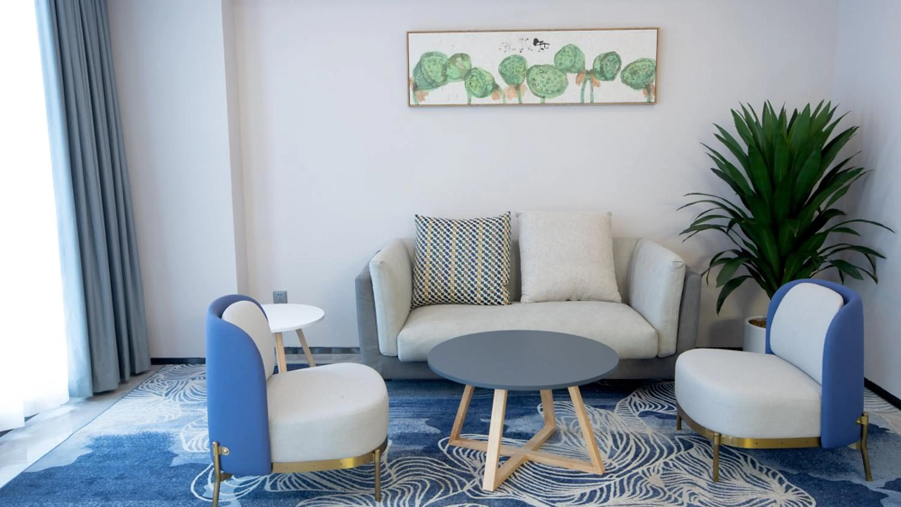 Restaurant/places to eat, Seating Area in Holiday Inn Express Linyi West, an IHG Hotel