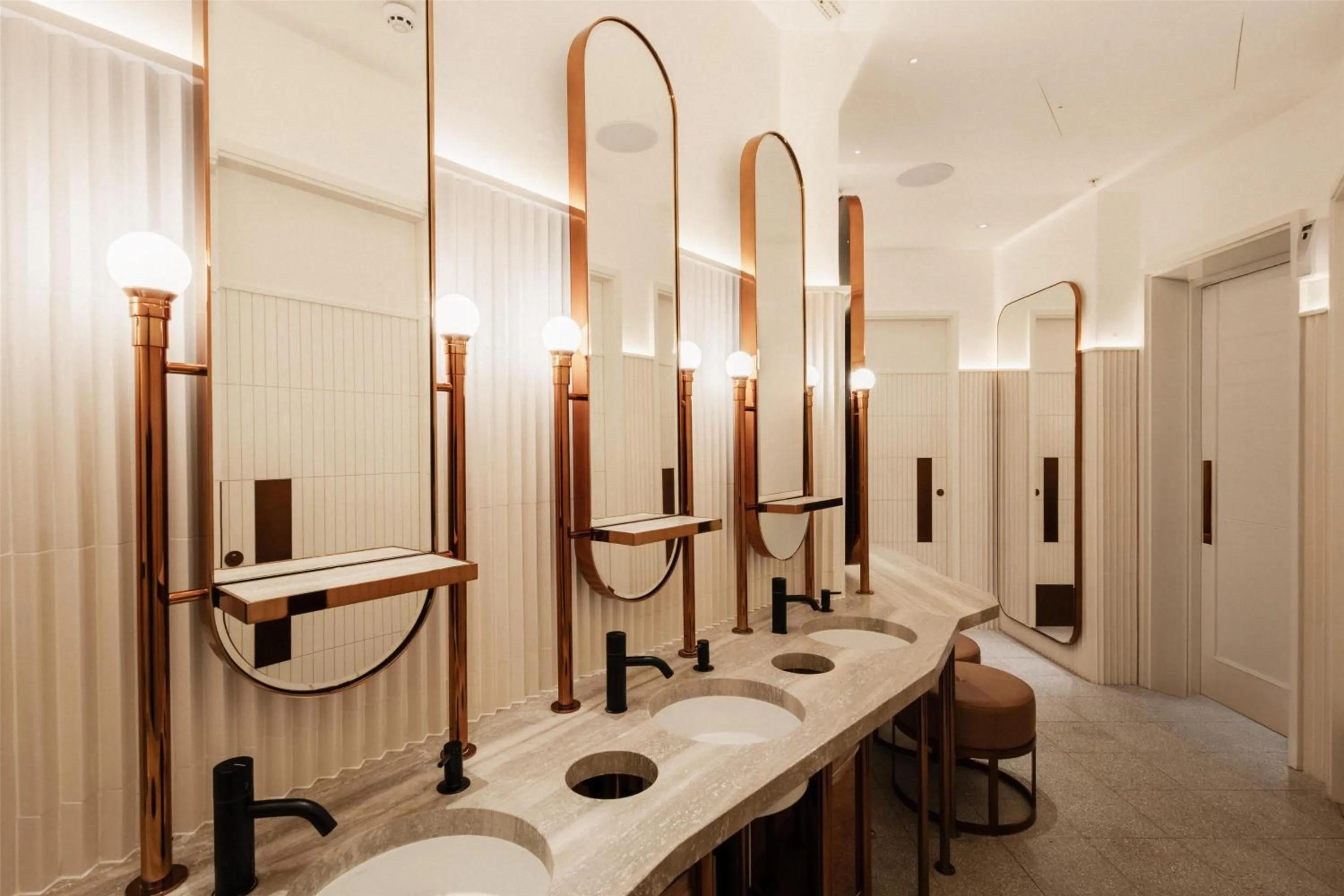 Bathroom in Hart Shoreditch Hotel London, Curio Collection by Hilton