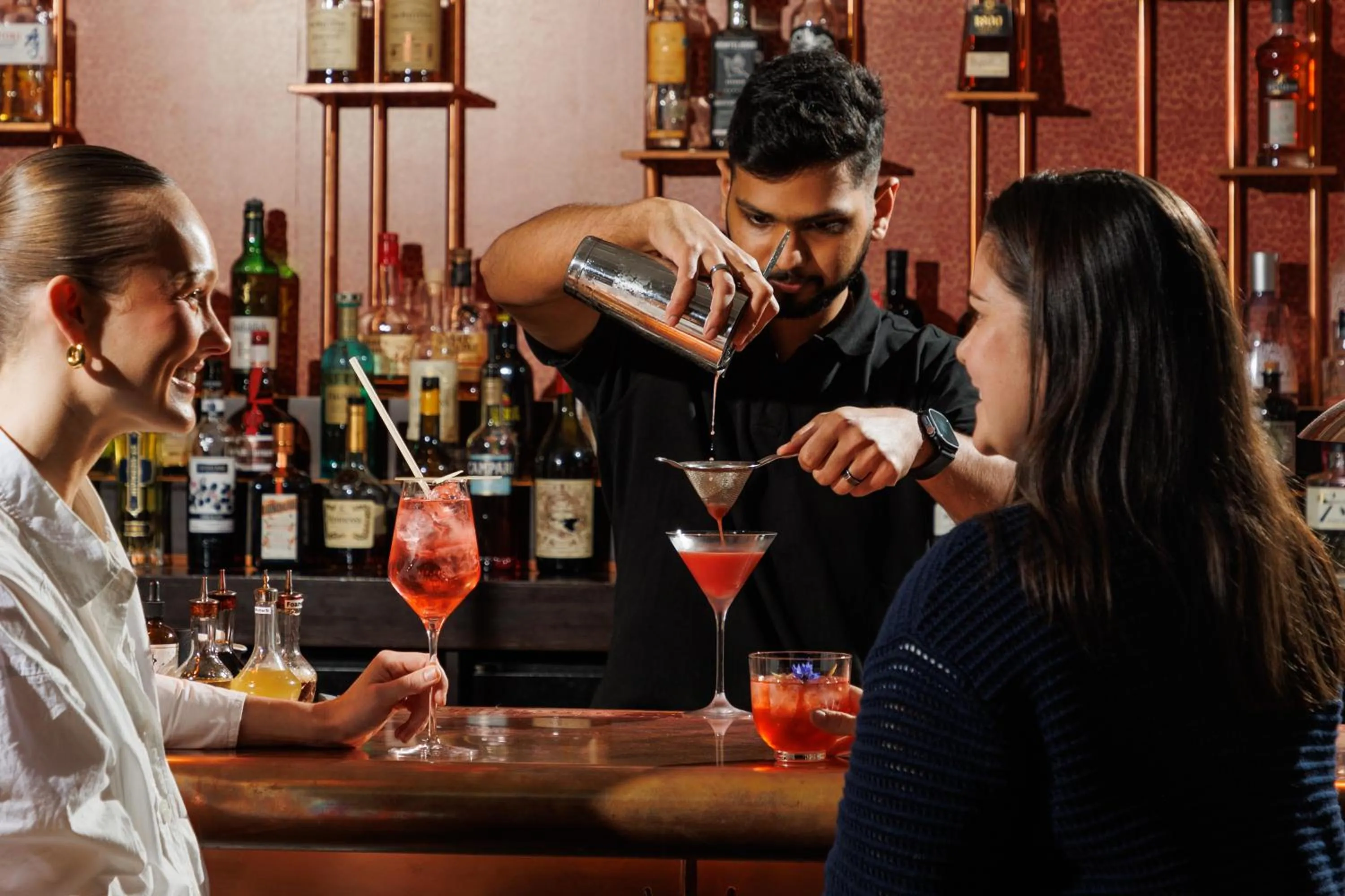 People in Hart Shoreditch Hotel London, Curio Collection by Hilton