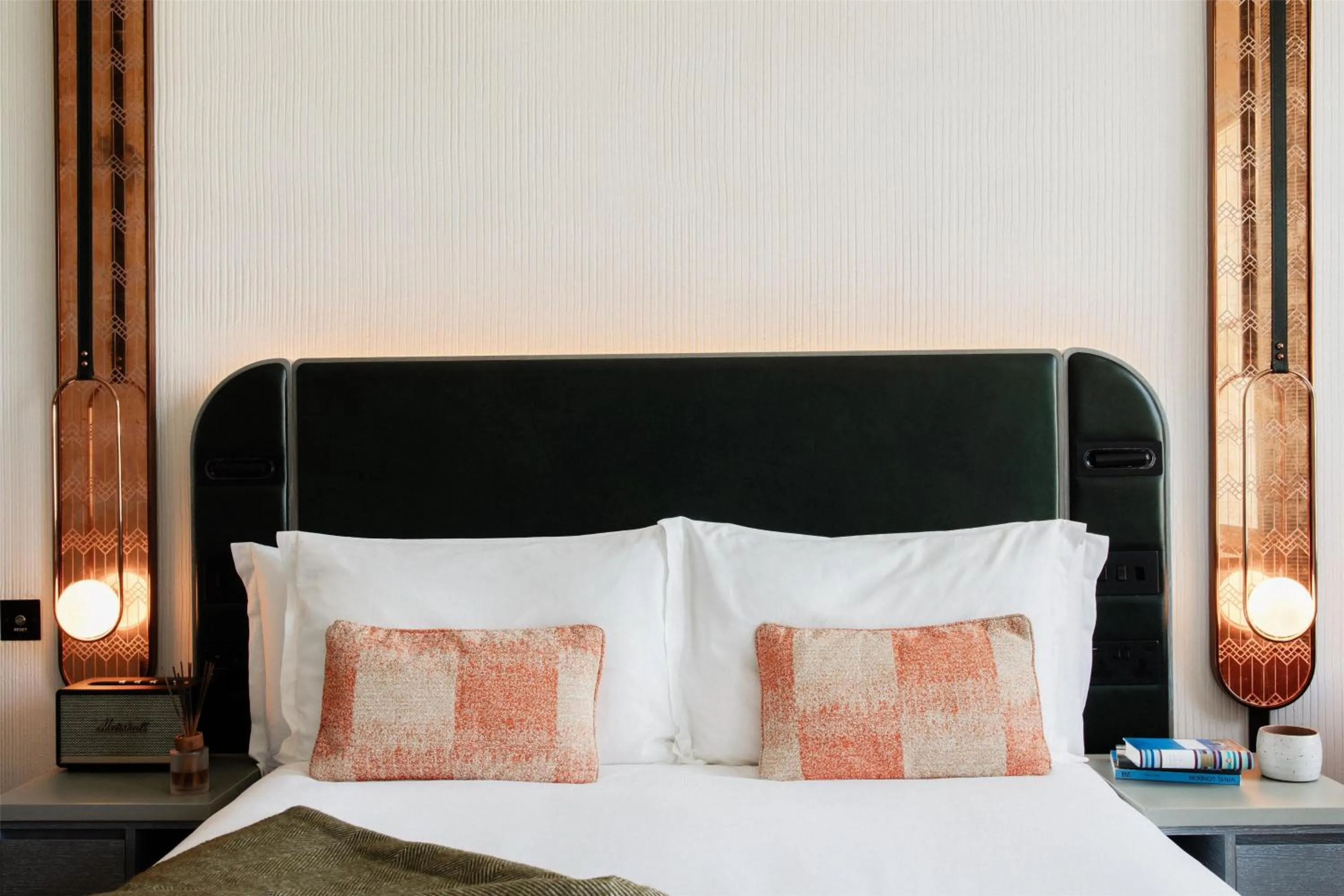 Bed in Hart Shoreditch Hotel London, Curio Collection by Hilton