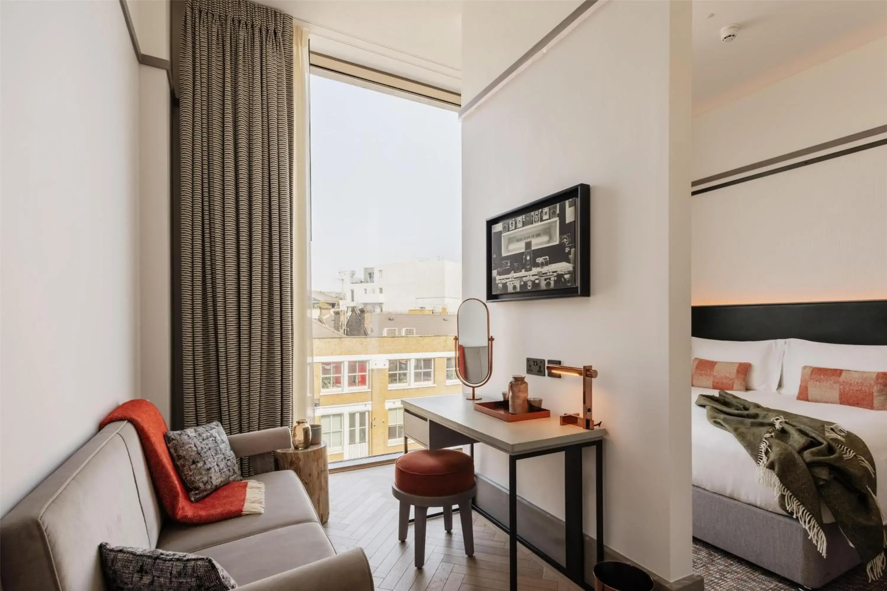 Superior King Room in Hart Shoreditch Hotel London, Curio Collection by Hilton Superior King Room in Hart Shoreditch Hotel London, Curio Collection by Hilton