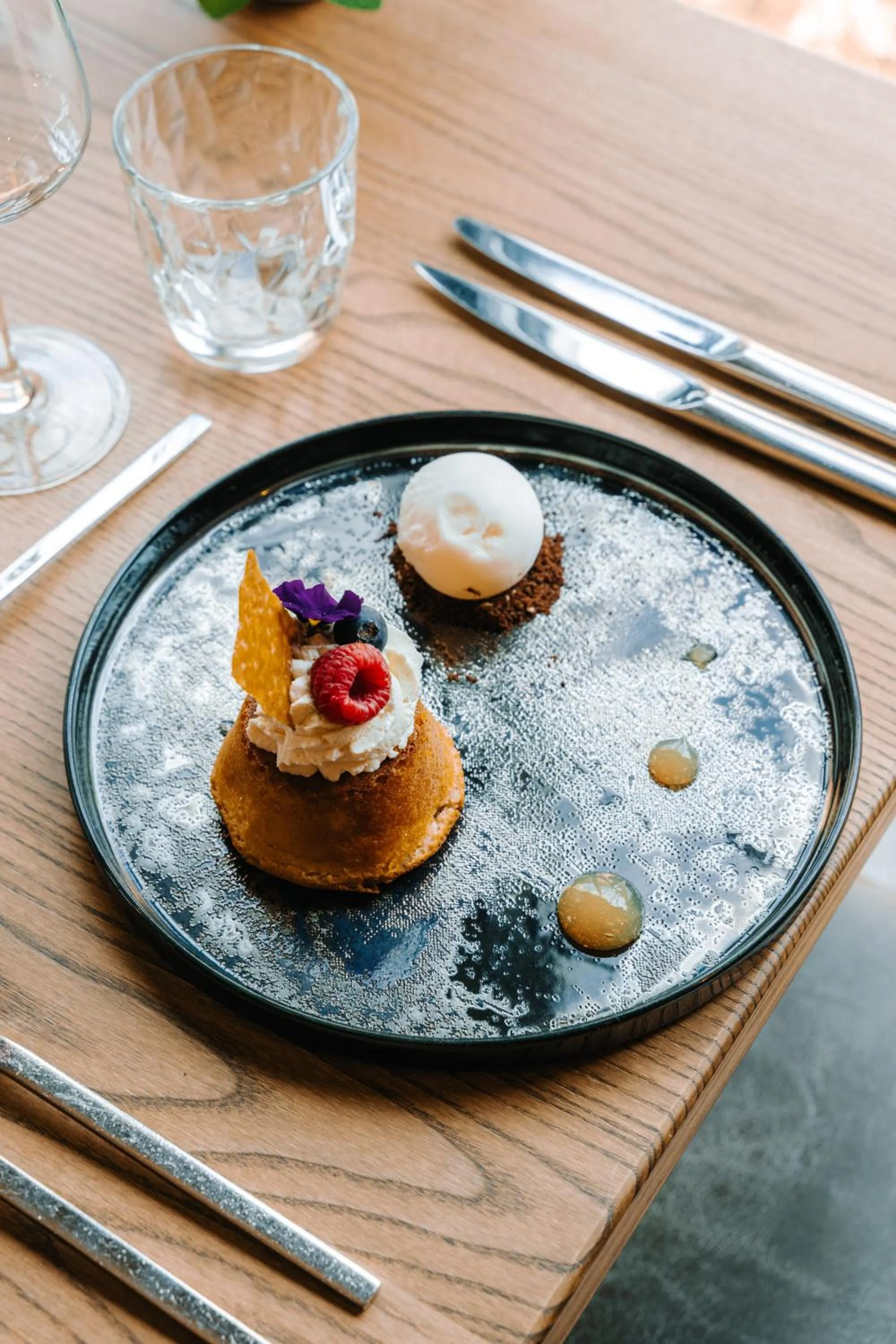 Food in Les Violettes Hotel & Spa