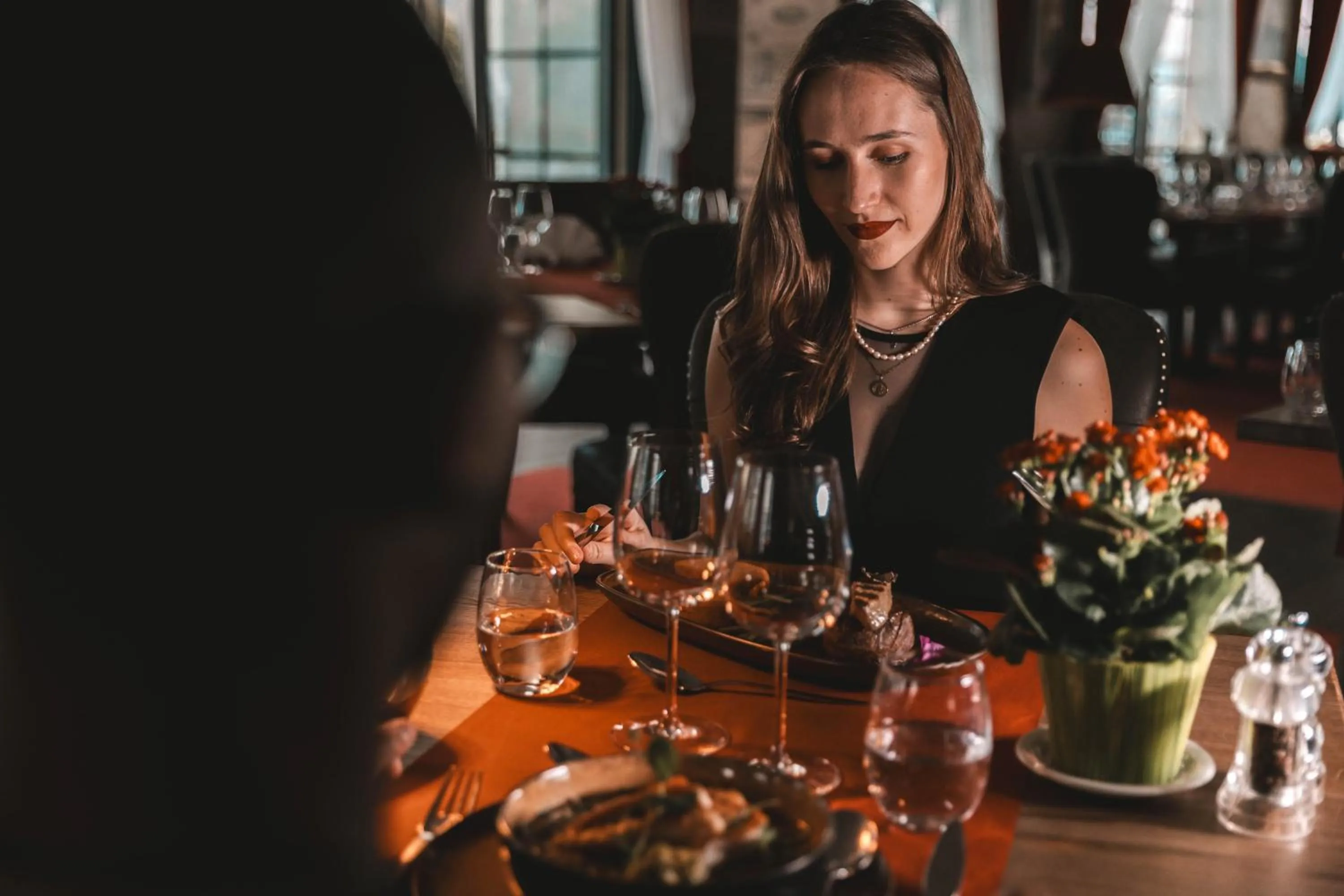 Restaurant/places to eat in Les Violettes Hotel & Spa