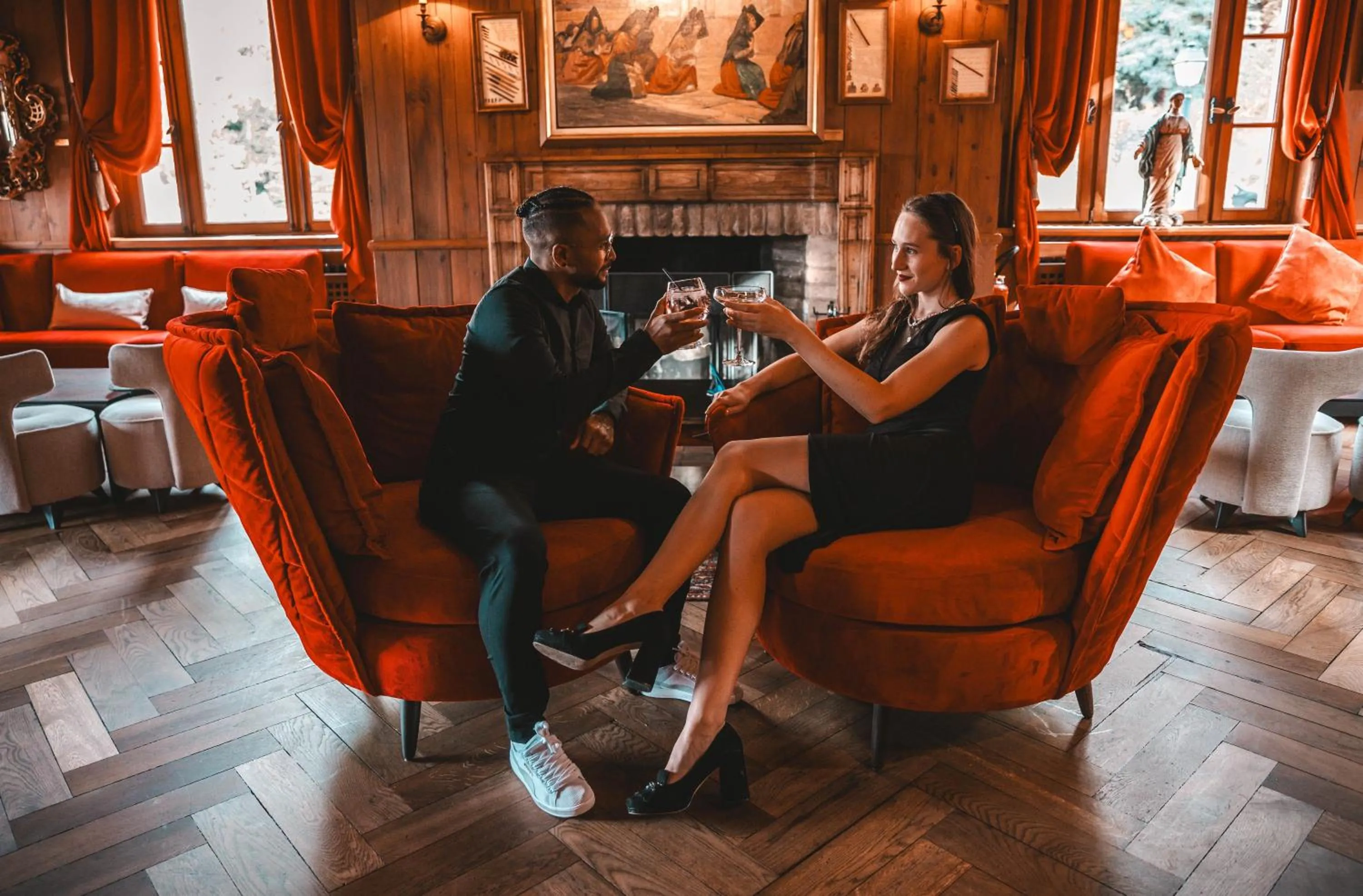 People in Les Violettes Hotel & Spa