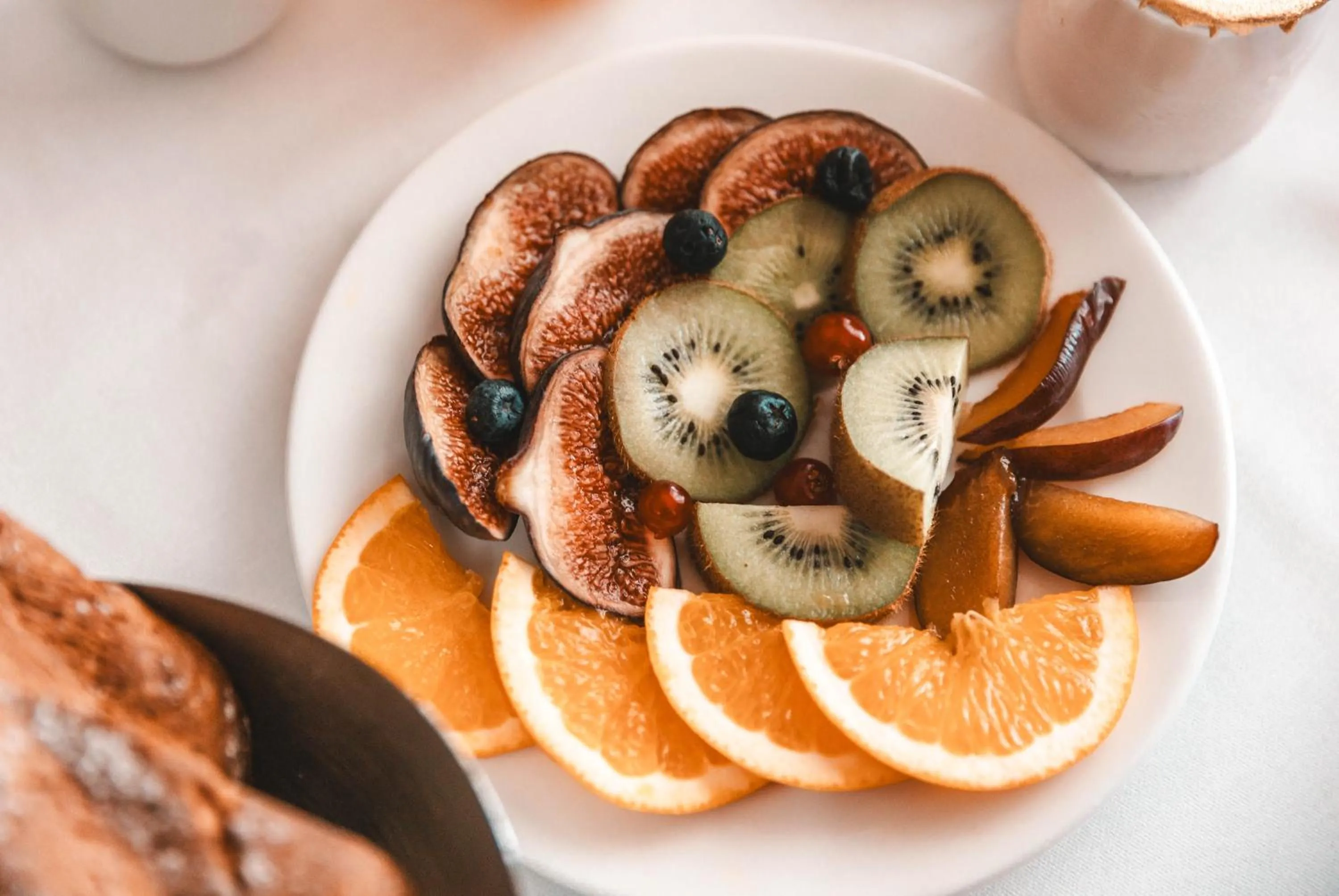 Continental breakfast in Les Violettes Hotel & Spa