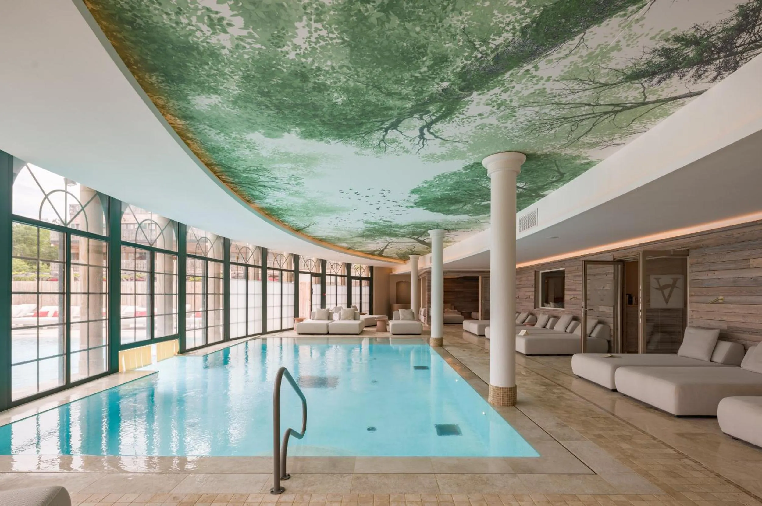 Swimming pool in Les Violettes Hotel & Spa