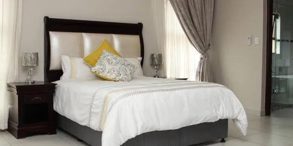 Bed in Letsatsing Lodge