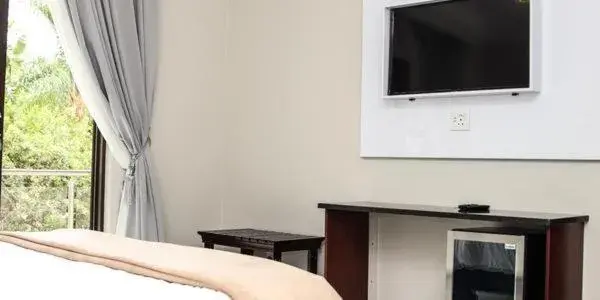 TV and multimedia, Bed in Letsatsing Lodge TV and multimedia, Bed in Letsatsing Lodge