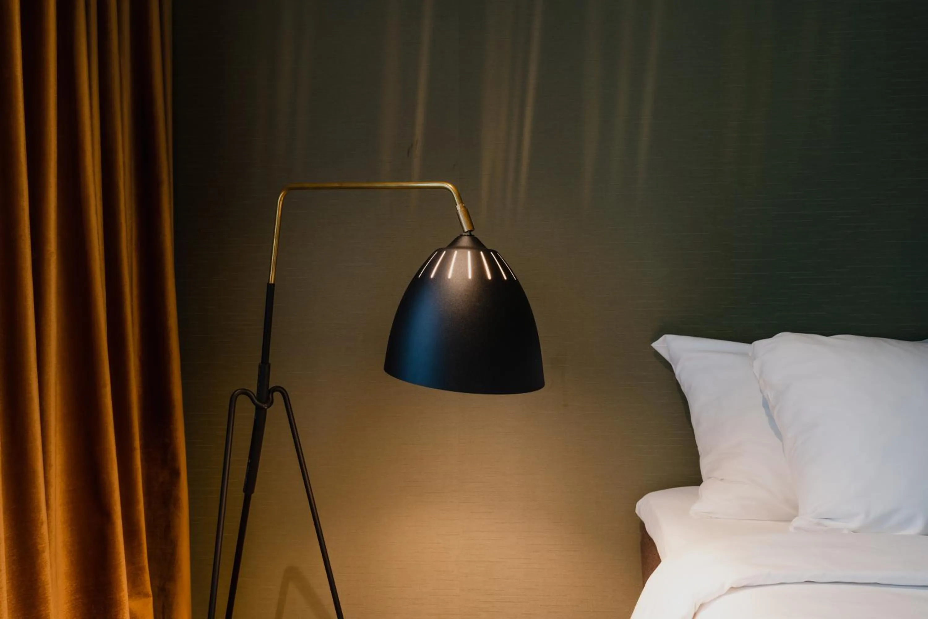 Decorative detail, Bed in Hotel Mai Amsterdam