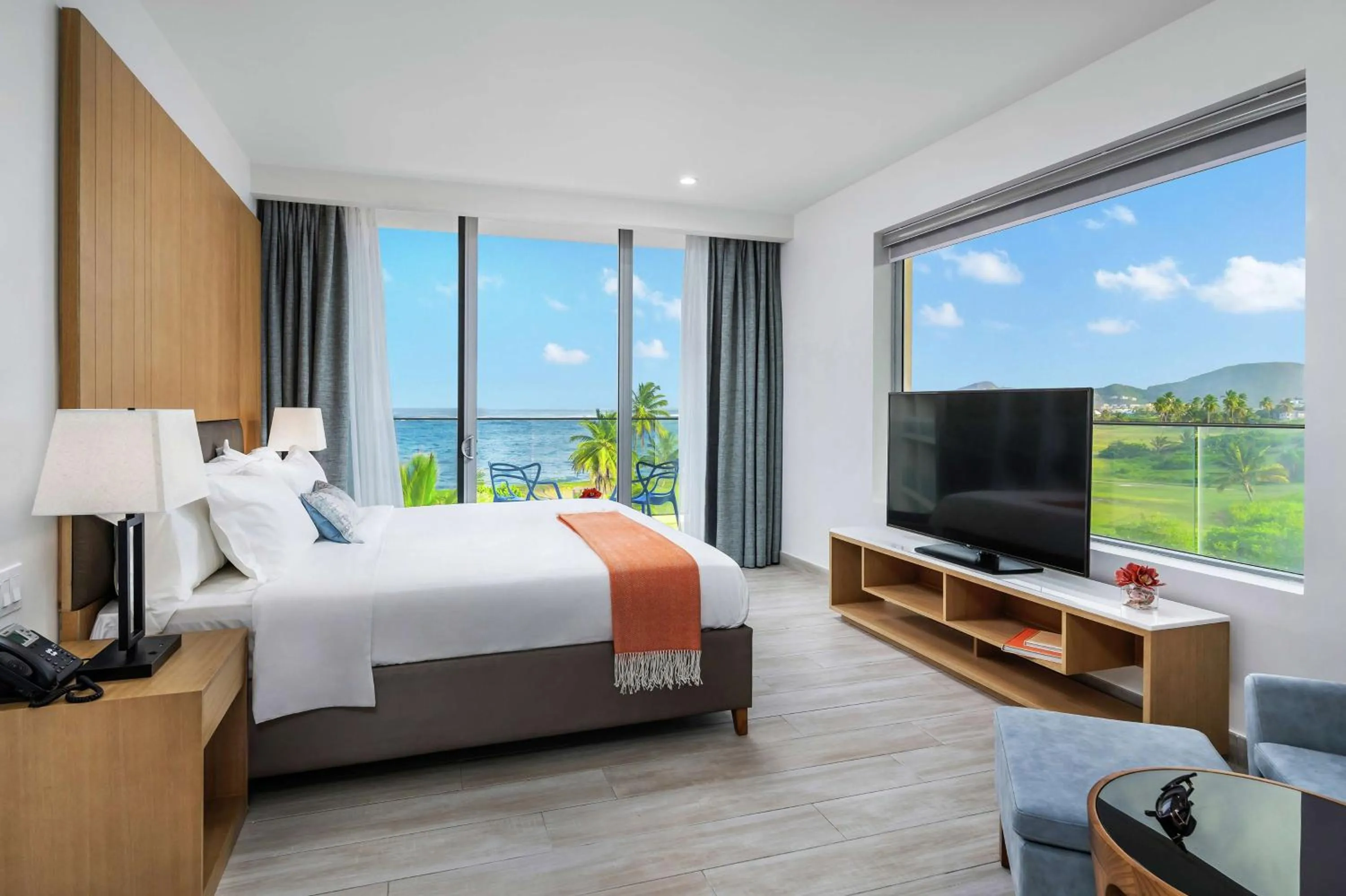 Bedroom, Bed in Koi Resort Saint Kitts, Curio Collection by Hilton