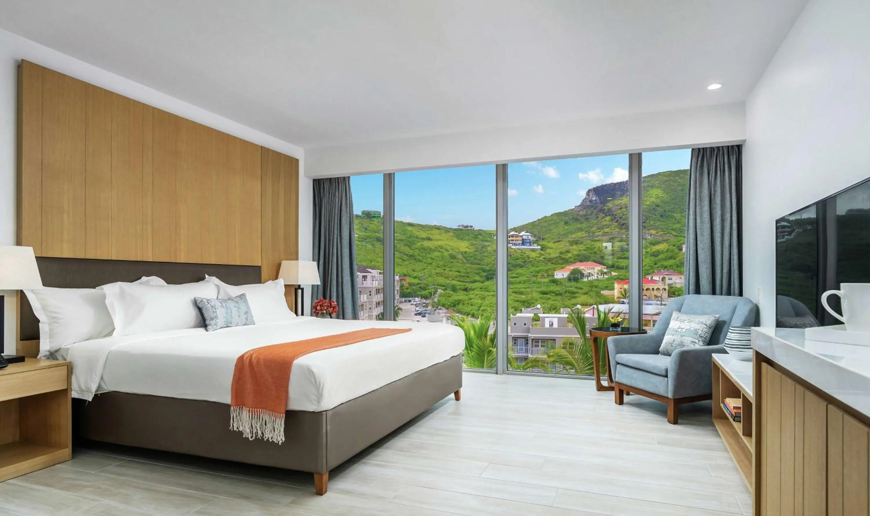 Bedroom, Bed in Koi Resort Saint Kitts, Curio Collection by Hilton