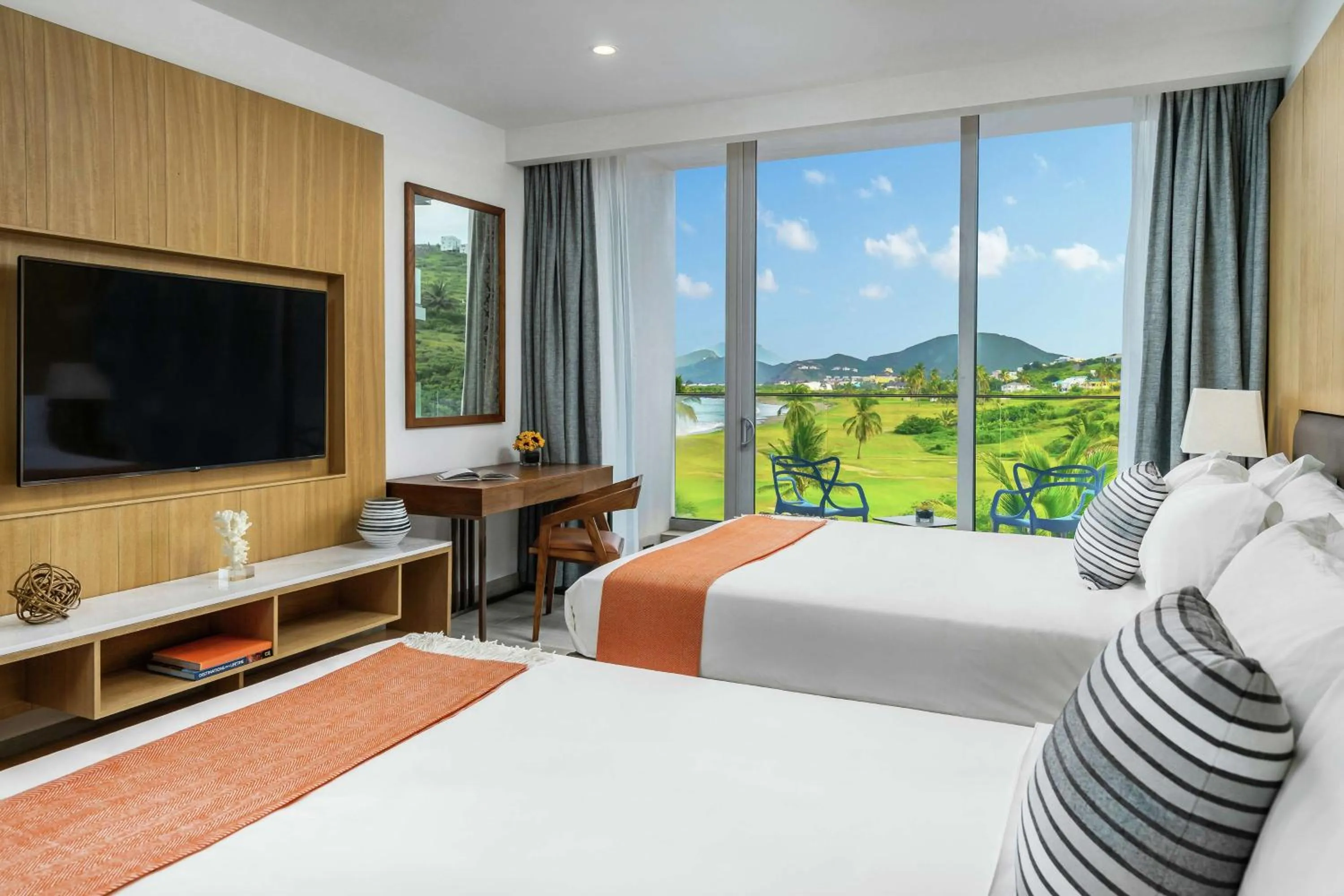 Bedroom, Bed in Koi Resort Saint Kitts, Curio Collection by Hilton