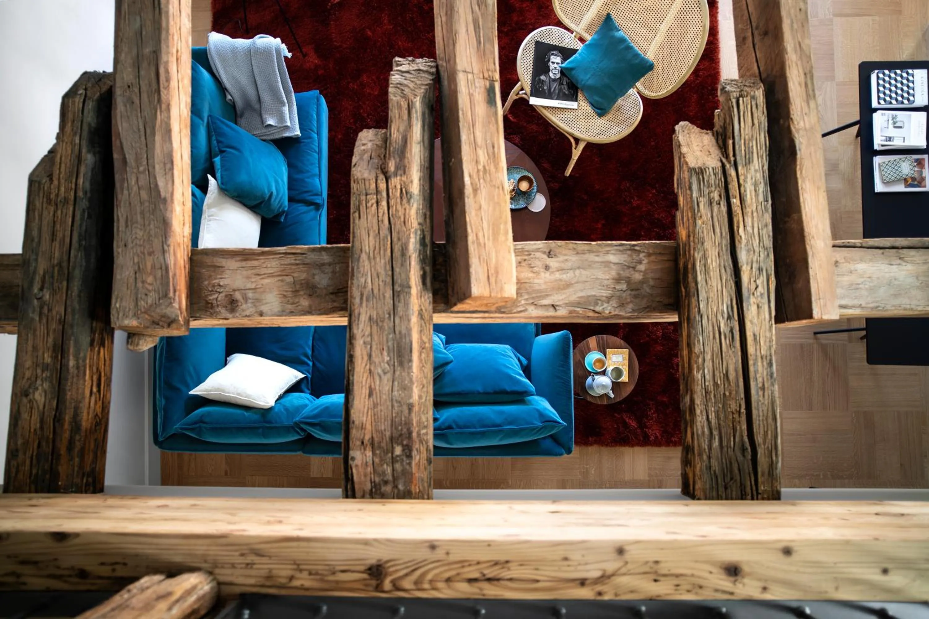 Bird's eye view, Bed in Luxury Residences by Widder Hotel