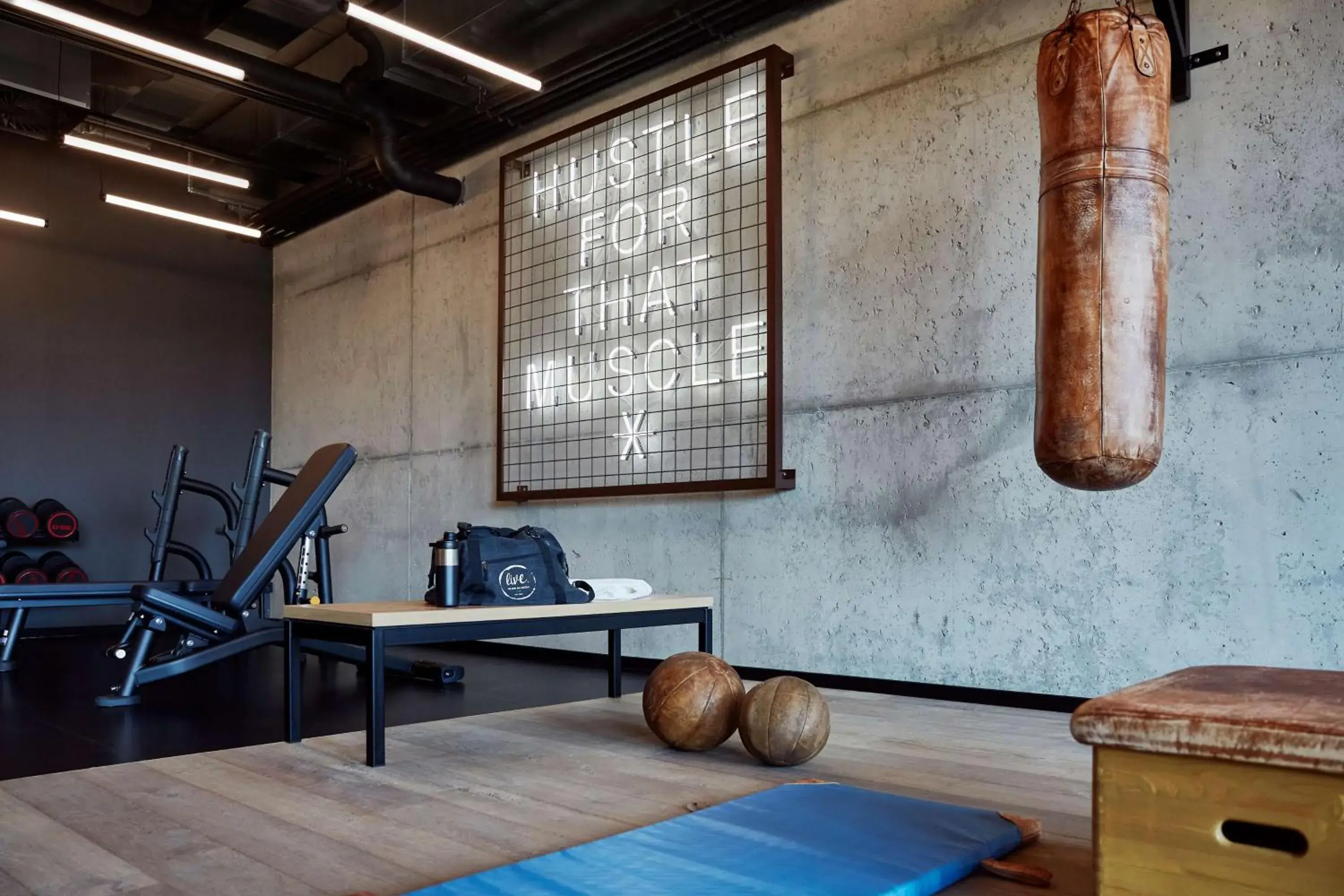 Fitness centre/facilities in Me and All Hotel Kiel, by Hyatt Fitness centre/facilities in Me and All Hotel Kiel, by Hyatt