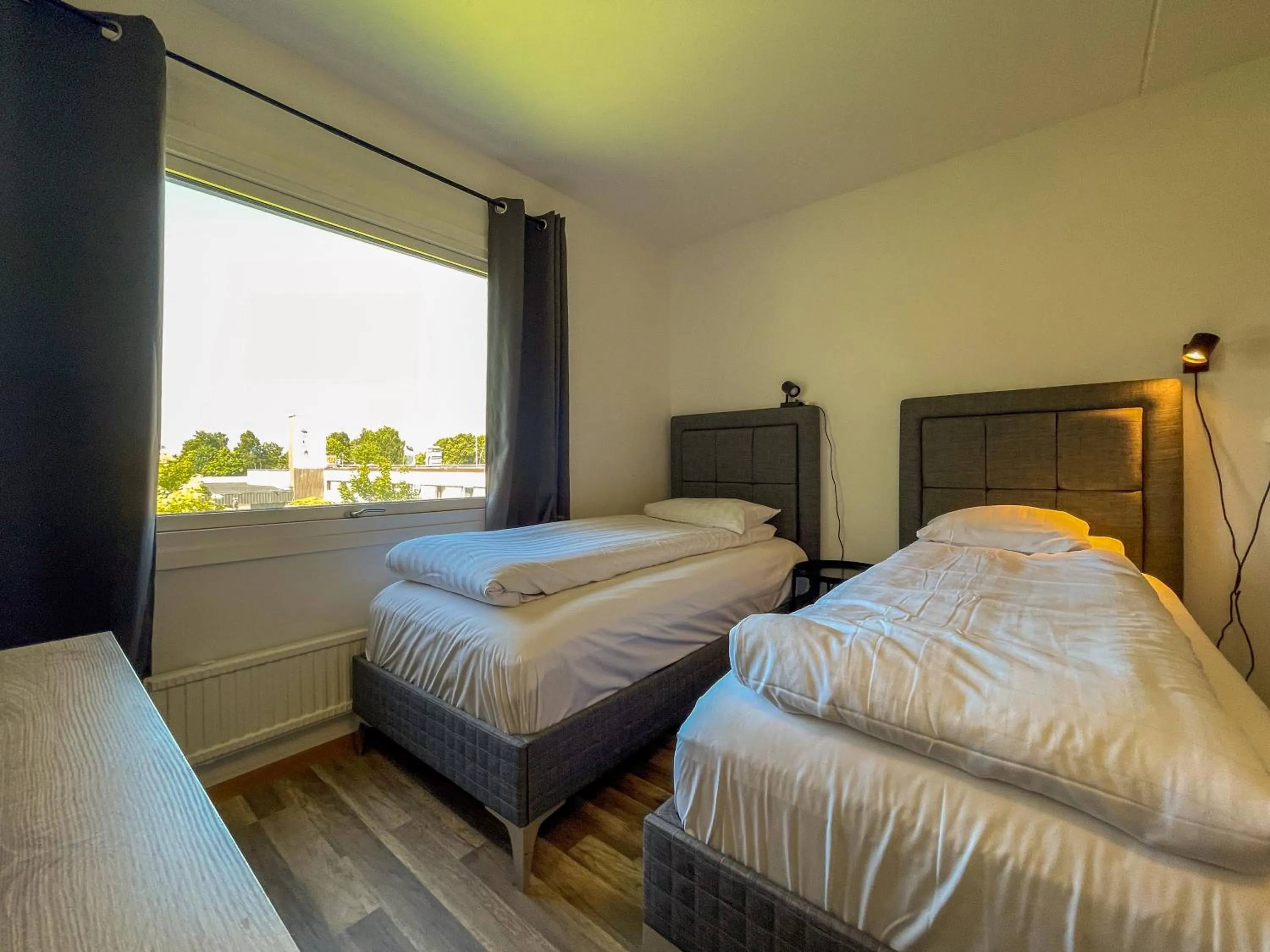 Bed in Halmstad Hotel Apartments