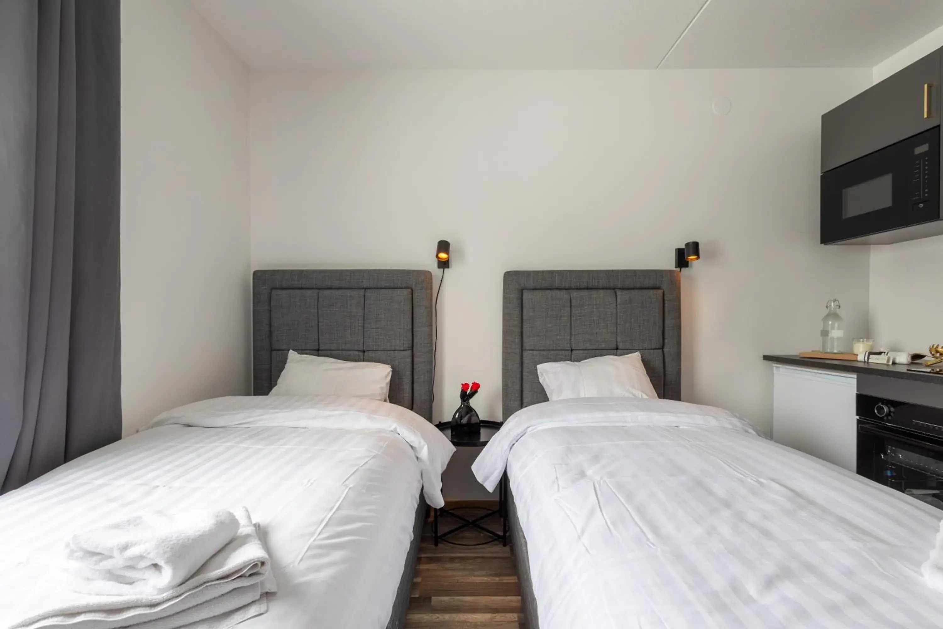 Bed in Halmstad Hotel Apartments Bed in Halmstad Hotel Apartments