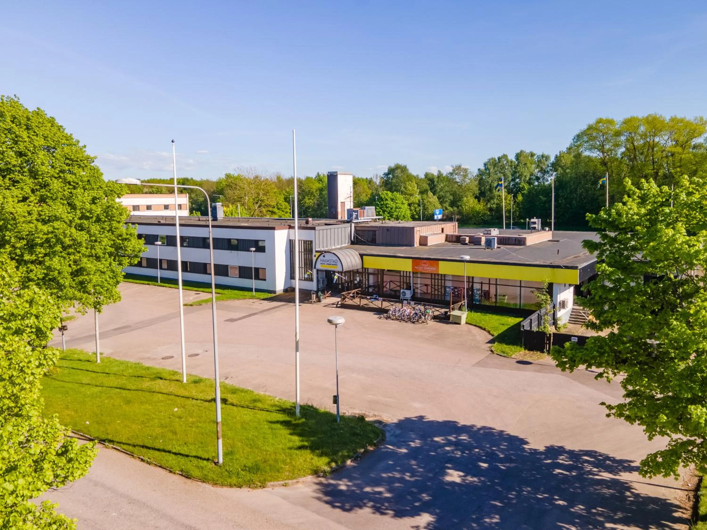 Property building in Halmstad Hotel Apartments