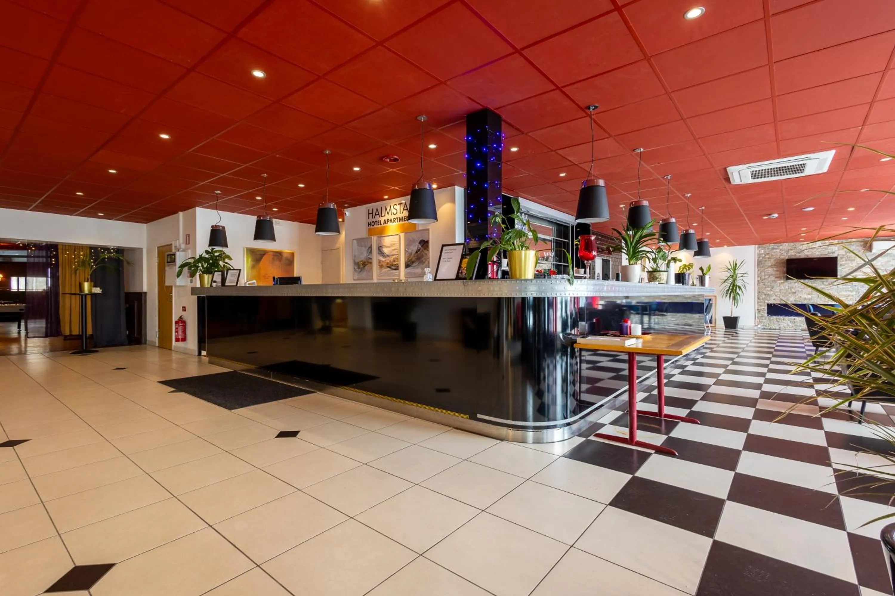 Lobby or reception in Halmstad Hotel Apartments