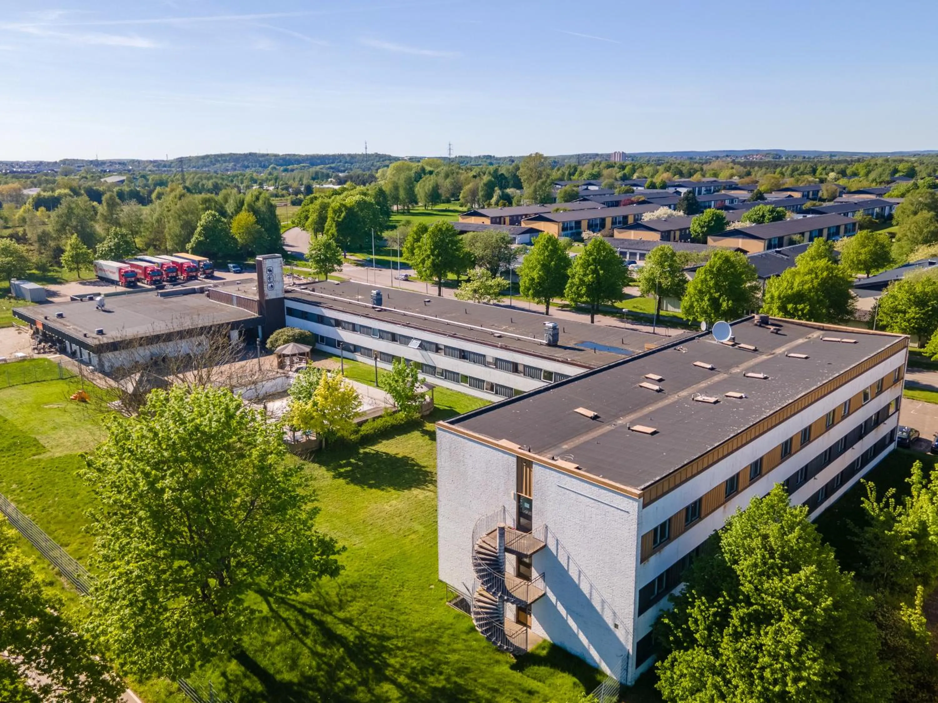 Property building in Halmstad Hotel Apartments