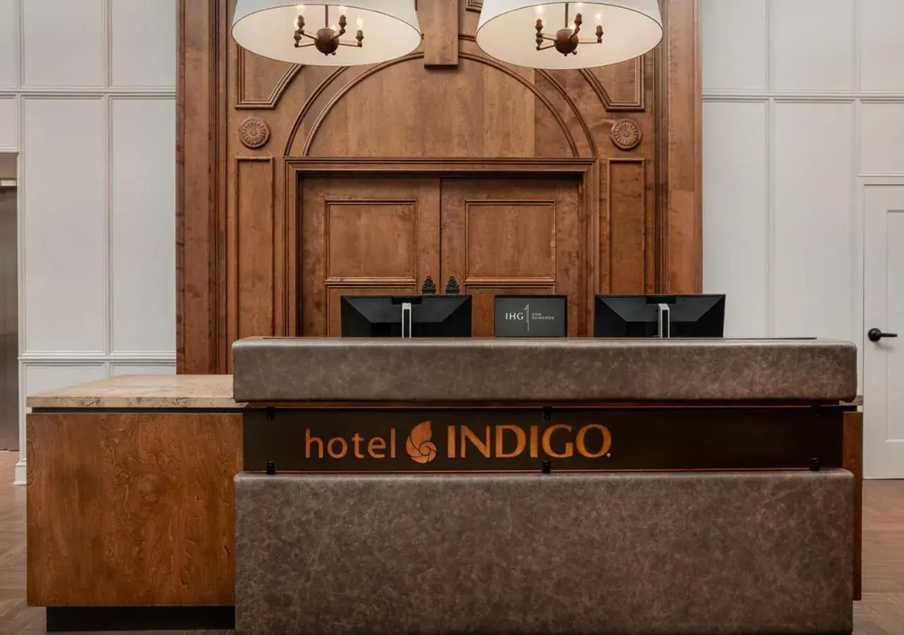 Lobby or reception in Hotel Indigo Baltimore Downtown by IHG Lobby or reception in Hotel Indigo Baltimore Downtown by IHG