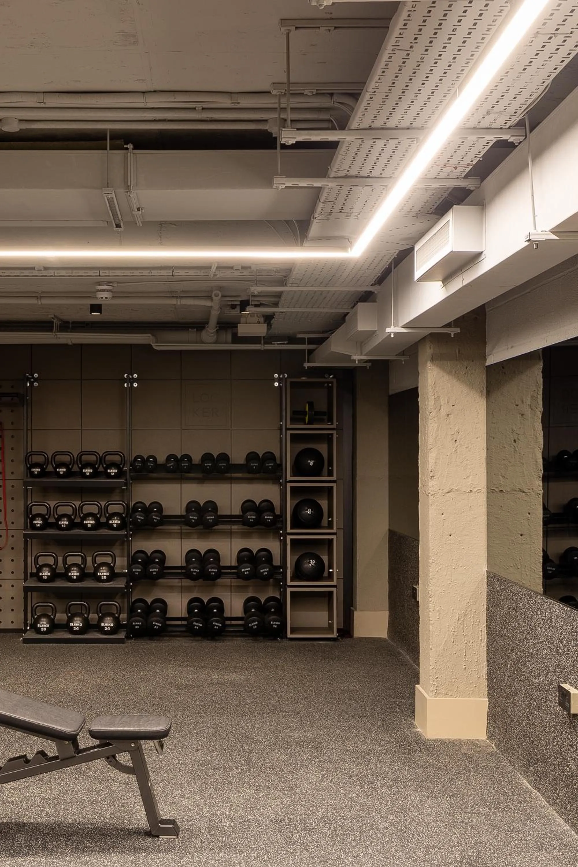 Fitness centre/facilities in Locke at Broken Wharf